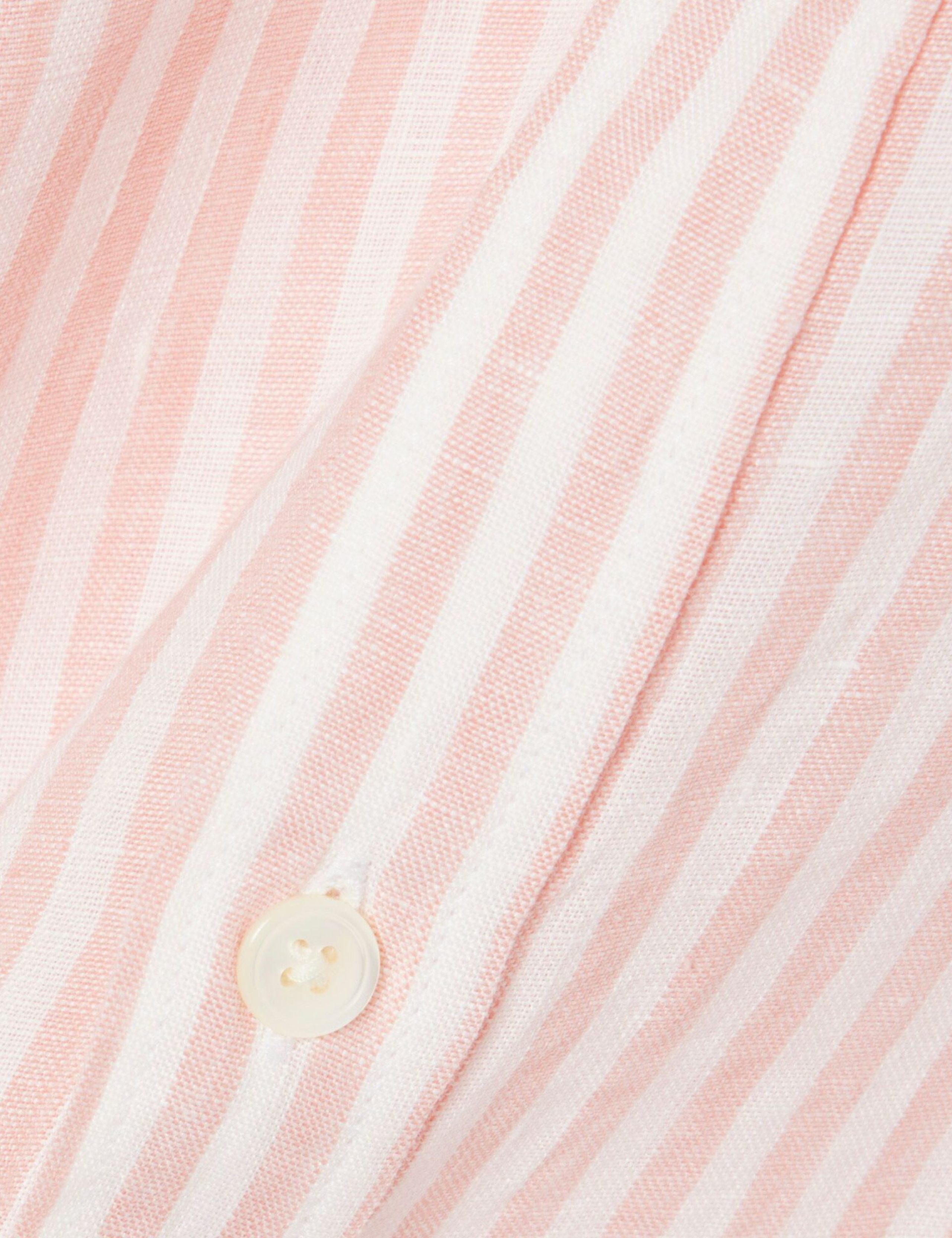 Regular Fit Pure Linen Striped Shirt 4 of 4