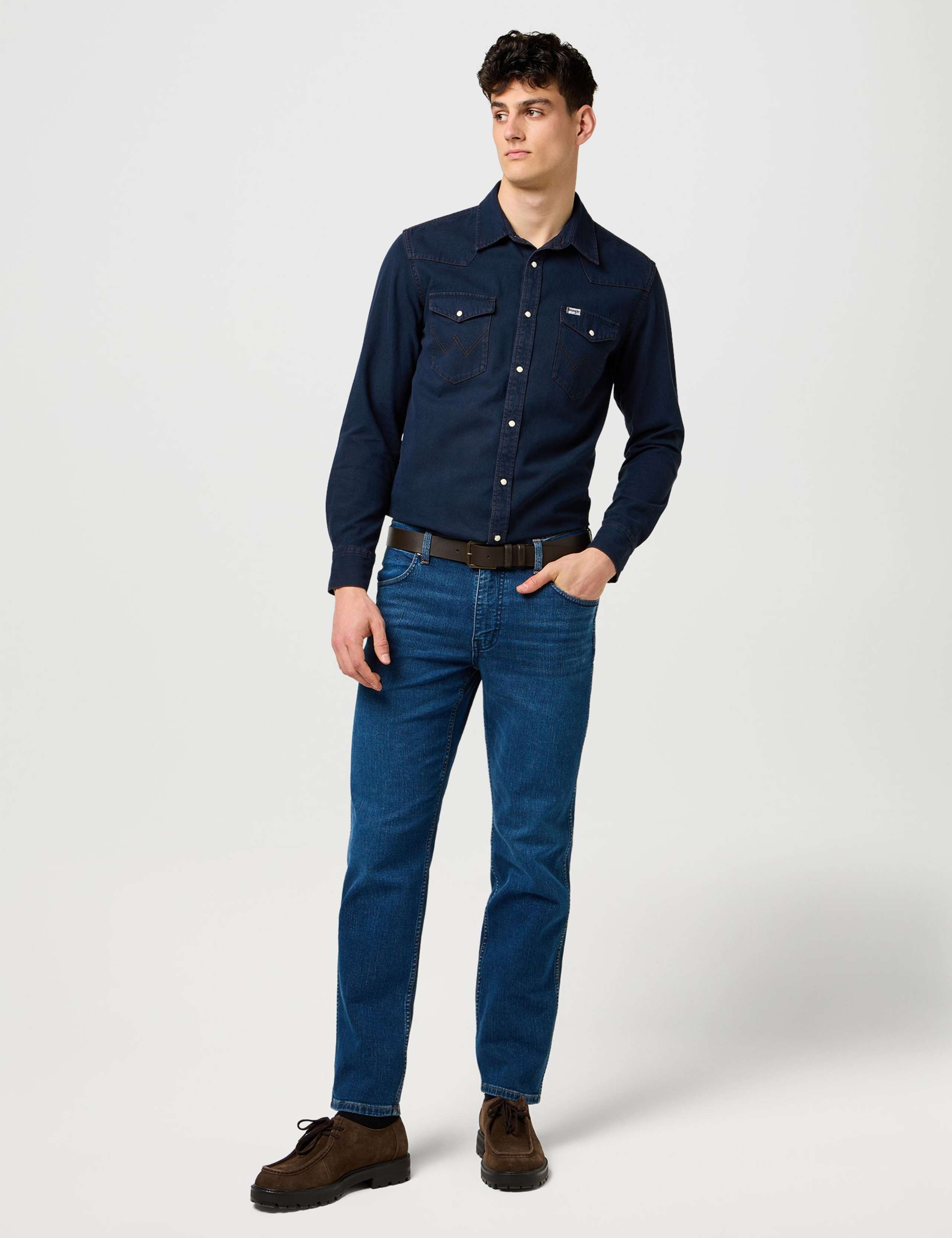 Greensboro Straight Fit Cotton Rich Jeans 6 of 6