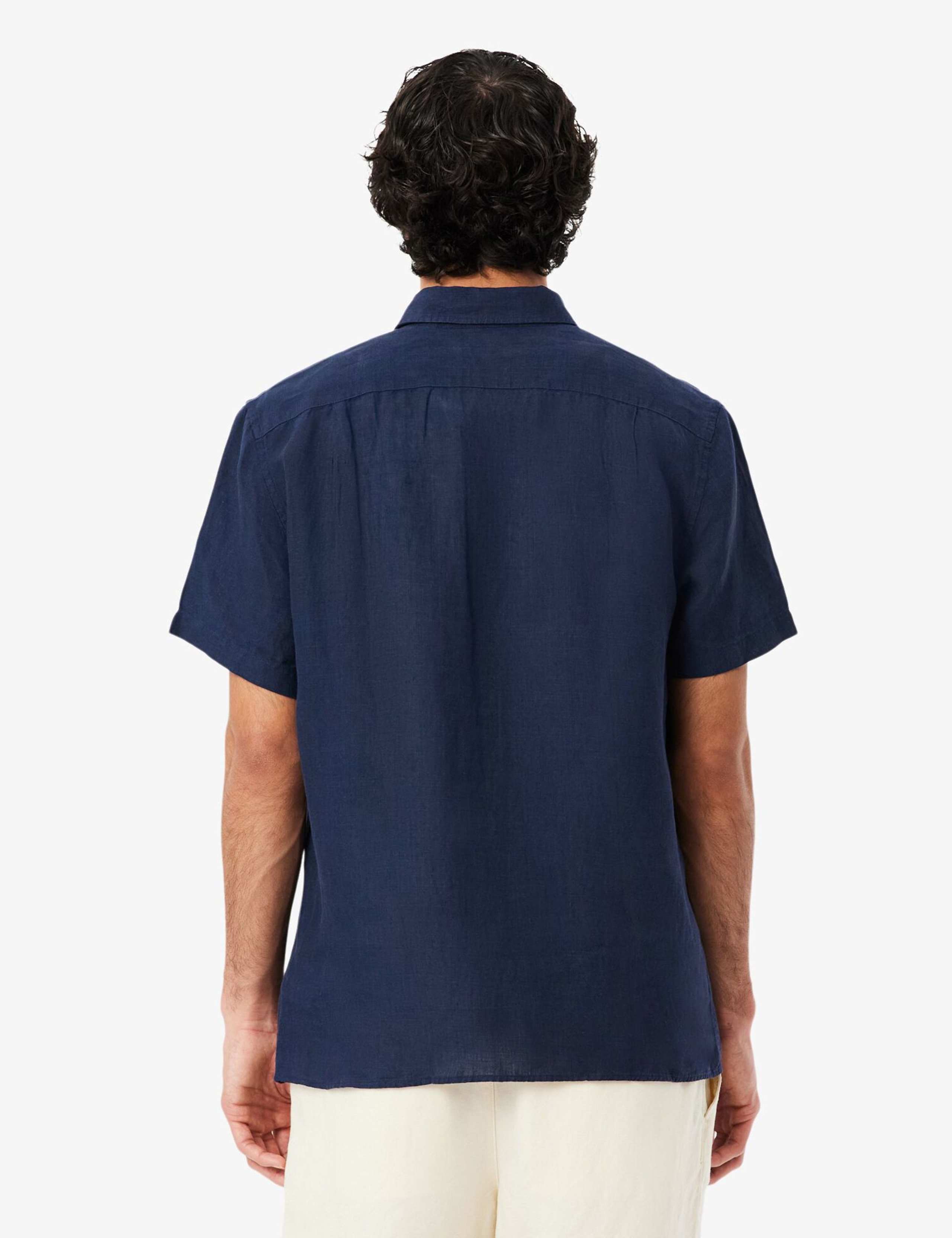 Regular Fit Pure Linen Short Sleeve Shirt 4 of 7