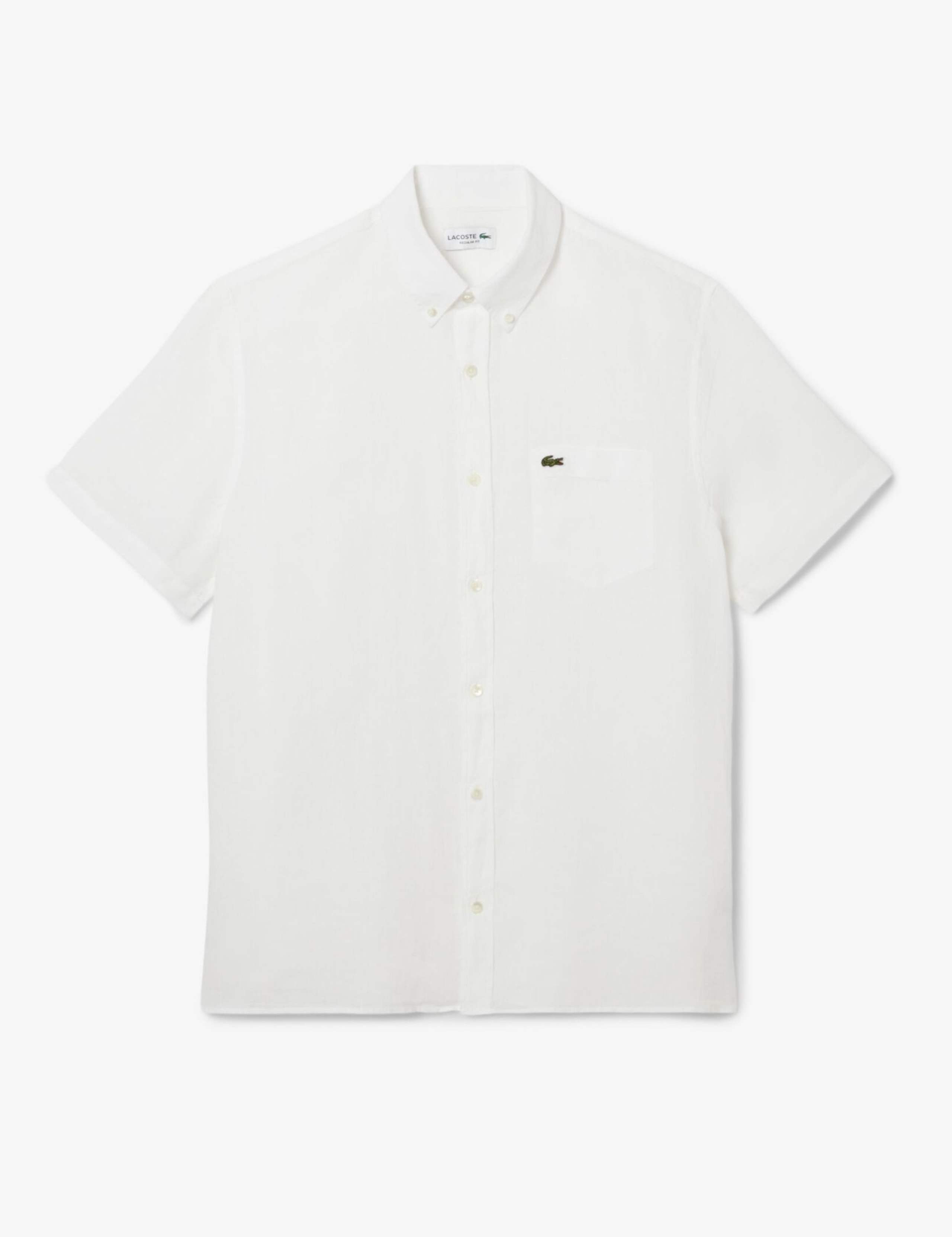 Regular Fit Pure Linen Short Sleeve Shirt 2 of 6