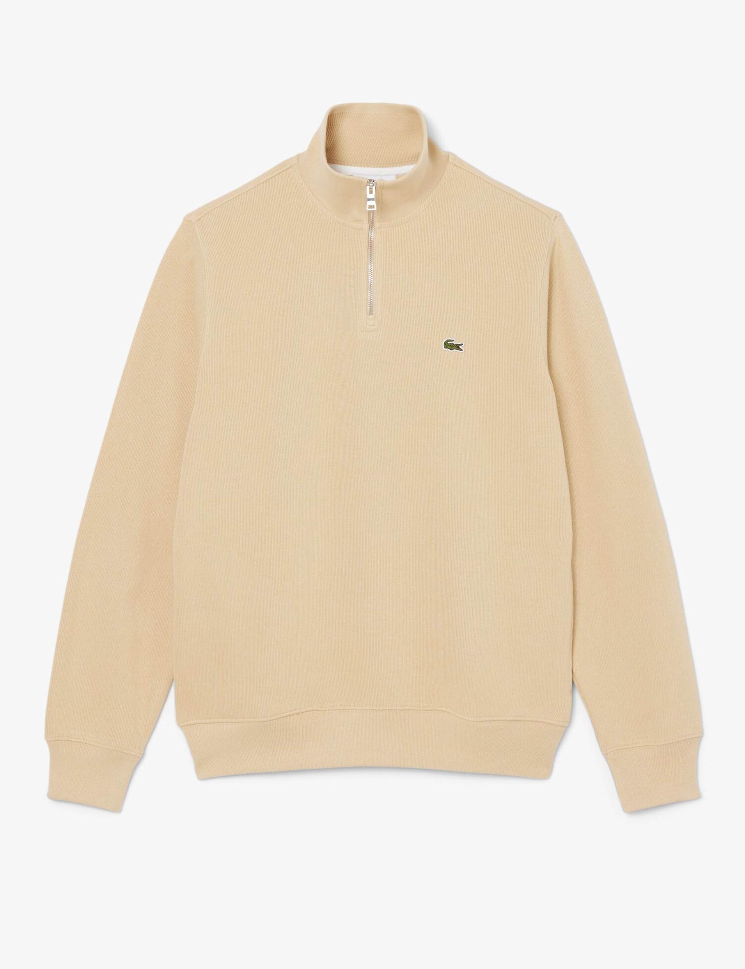 Pure Cotton Half Zip Sweatshirt 2 of 8