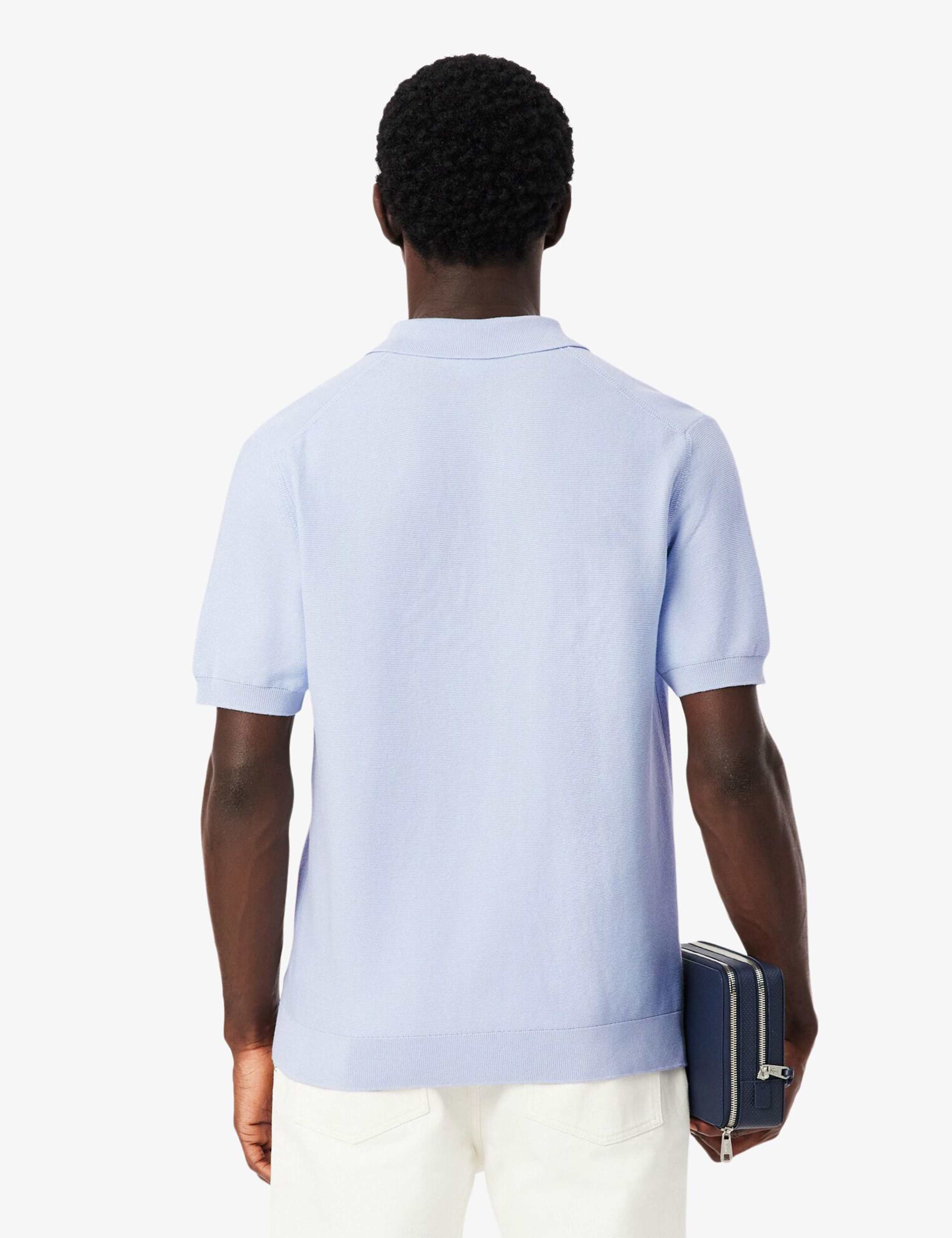 Pure Cotton Knitted Polo Shirt 4 of 7