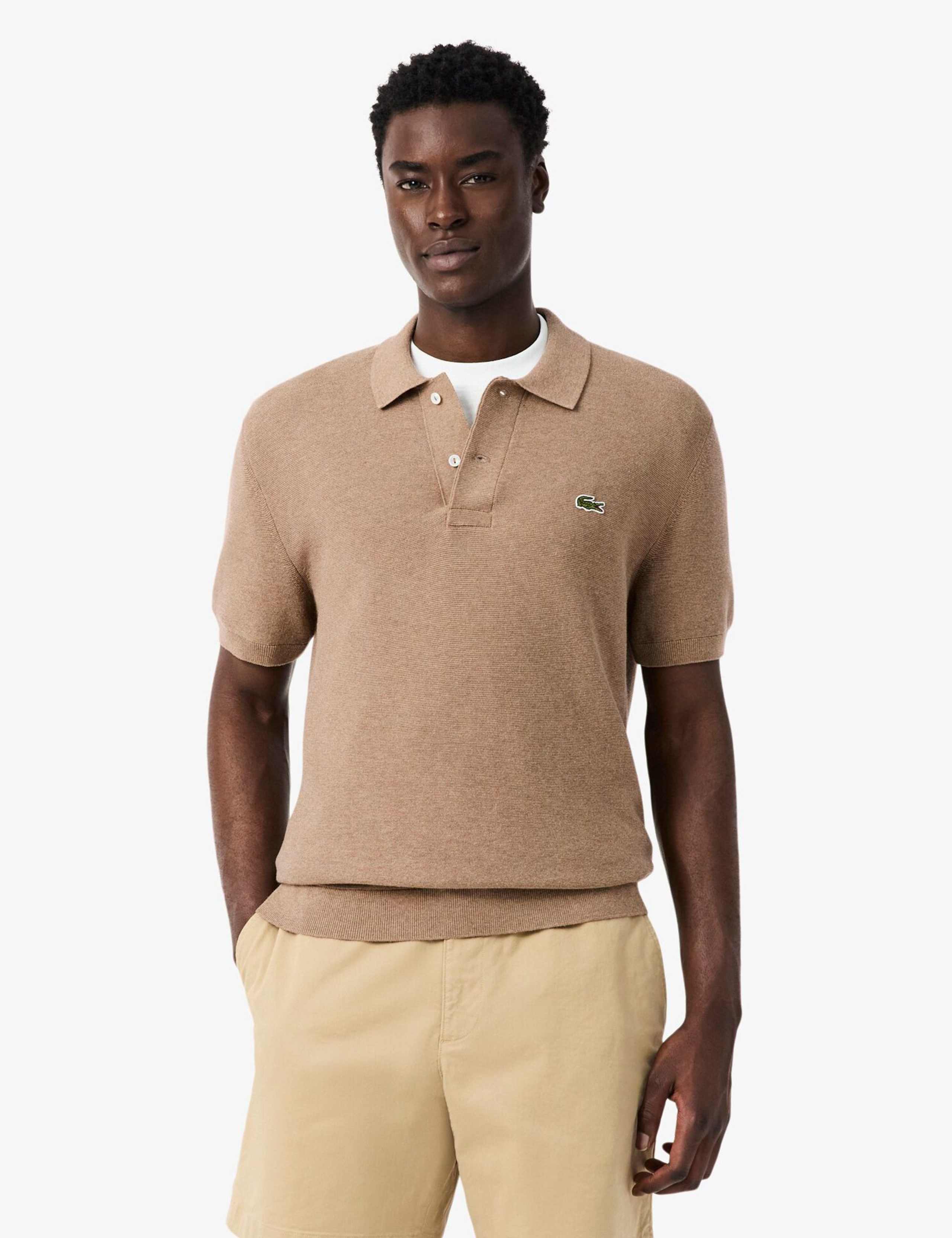 Pure Cotton Knitted Polo Shirt 1 of 7