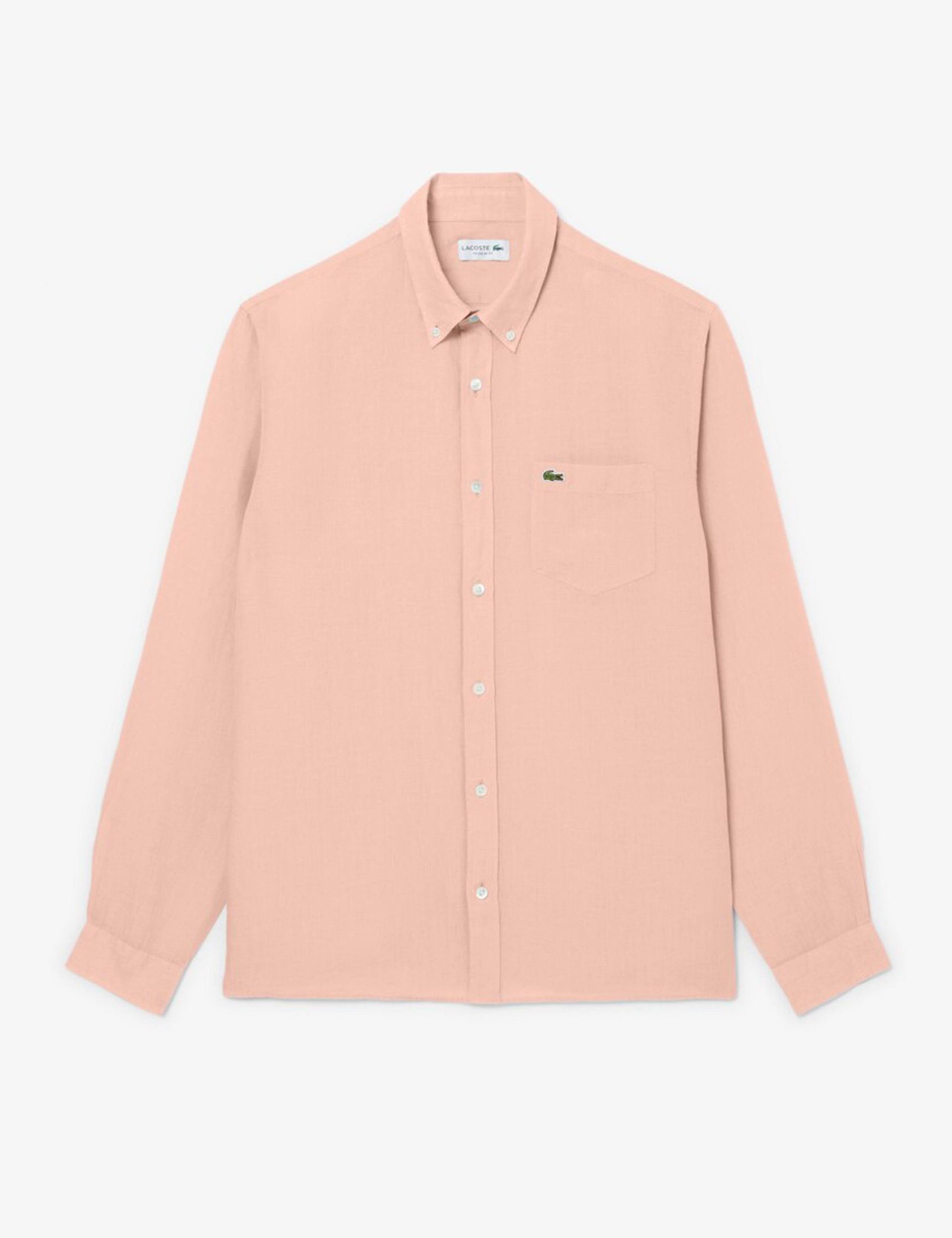 Regular Fit Pure Linen Oxford Shirt 1 of 1