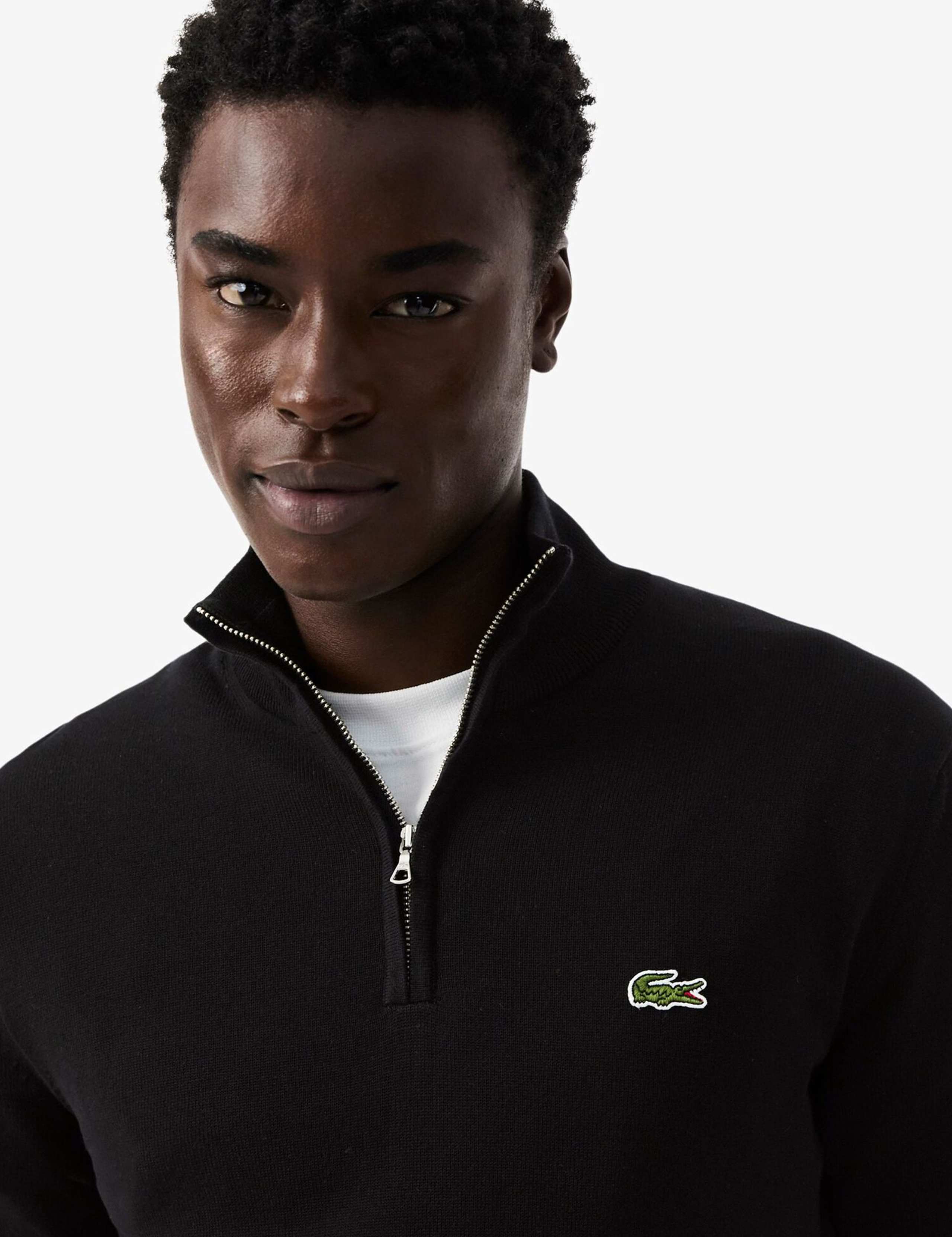 Pure Cotton Half Zip Sweatshirt 3 of 8