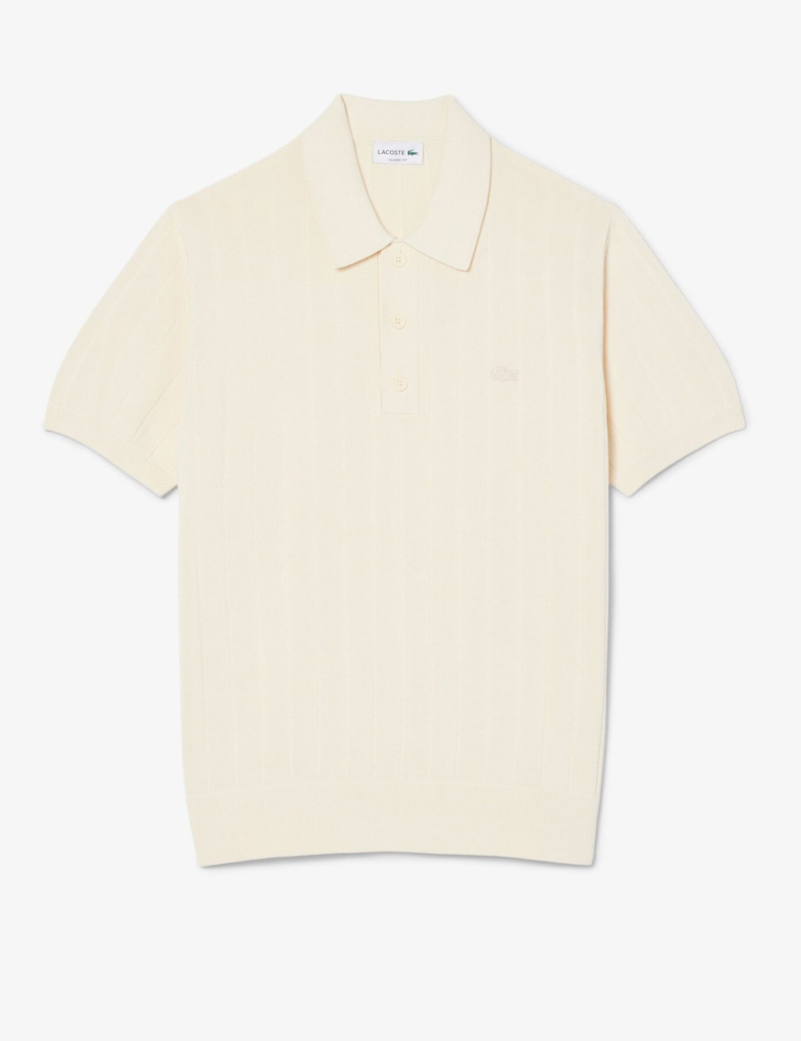 Cotton Blend Knitted Polo Shirt 1 of 3