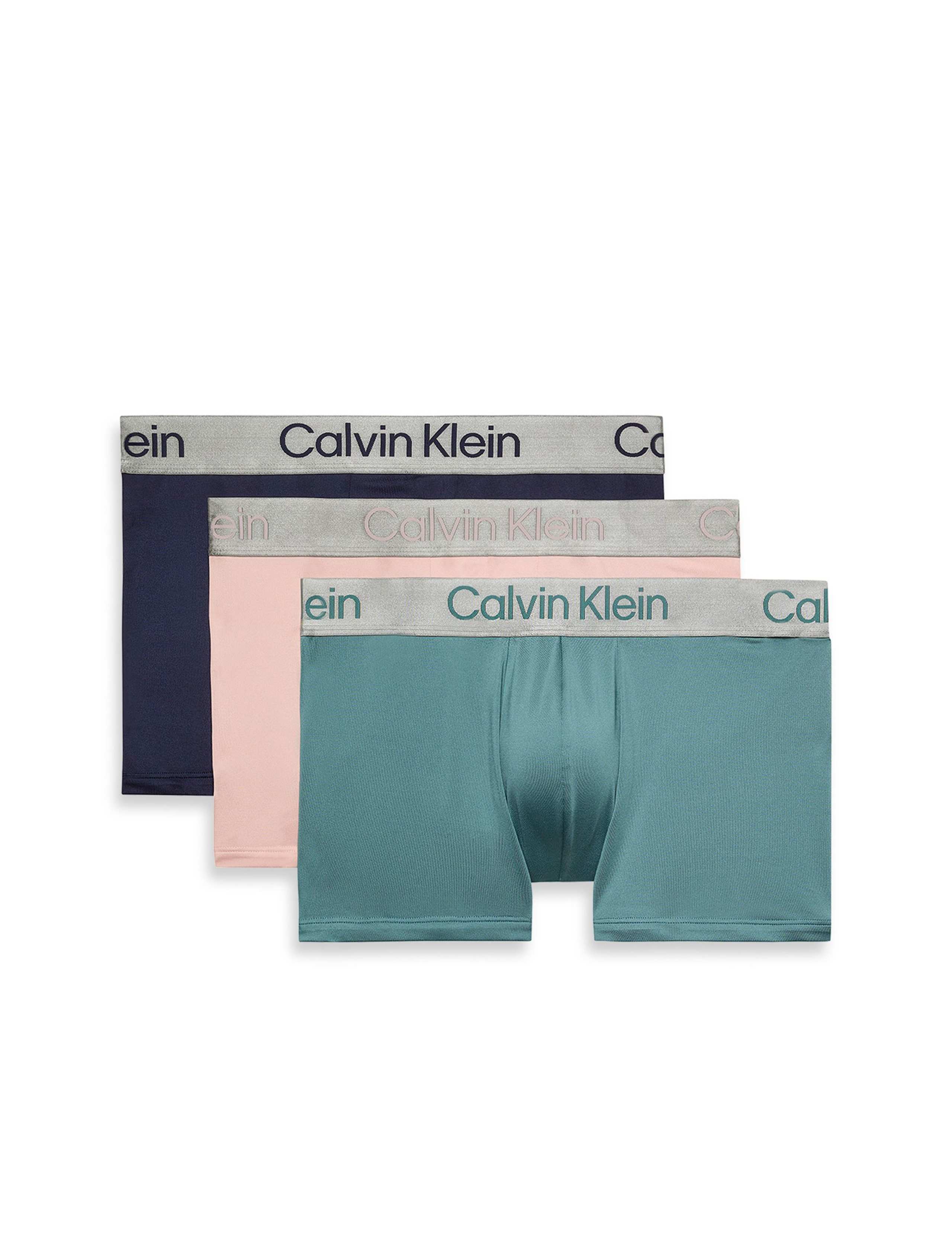 3 Pack Brushed Microfibre Stretch Trunks 1 of 2