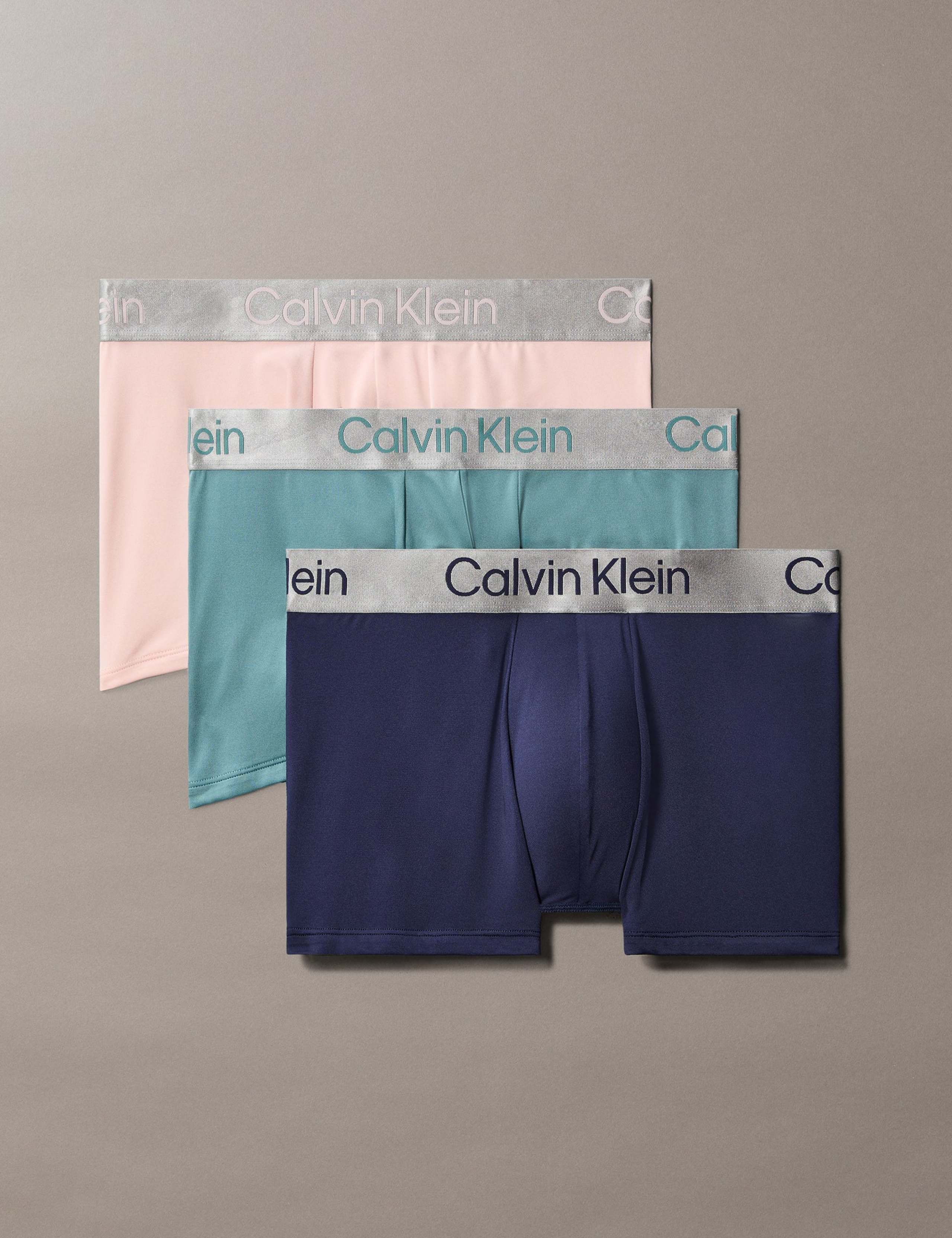 3 Pack Brushed Microfibre Stretch Trunks 2 of 2