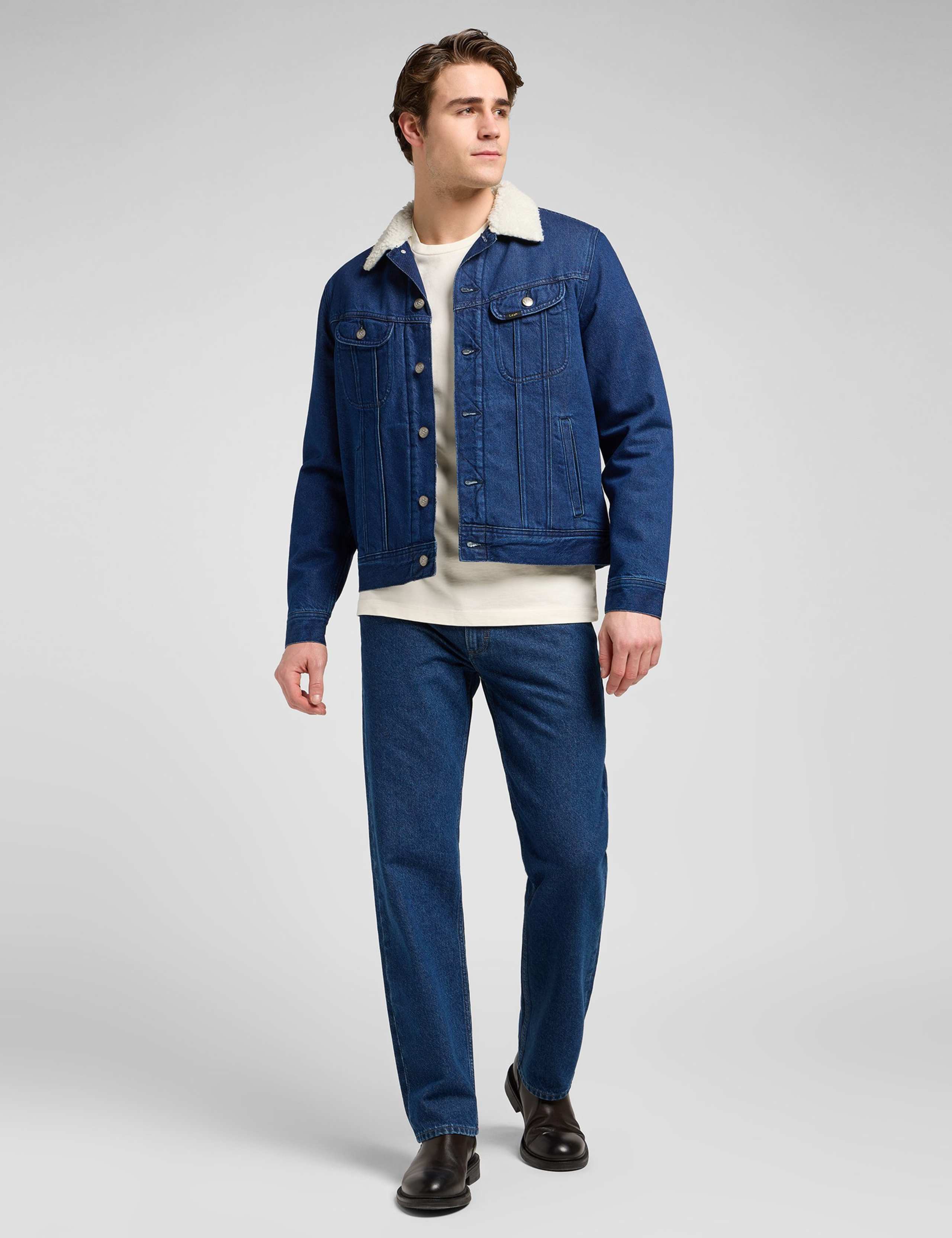 Denim Borg Lined Jacket 3 of 7