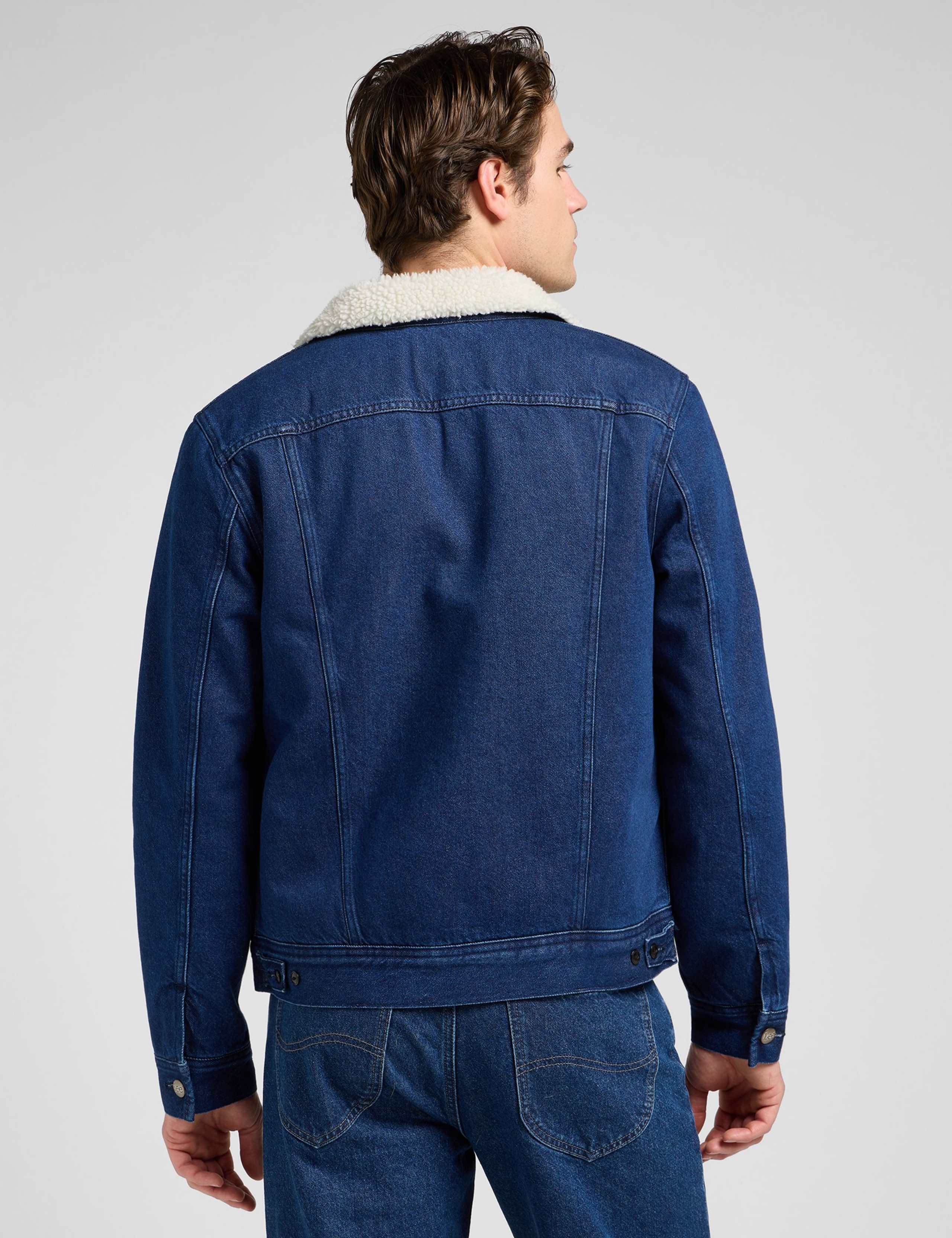 Denim Borg Lined Jacket 6 of 7