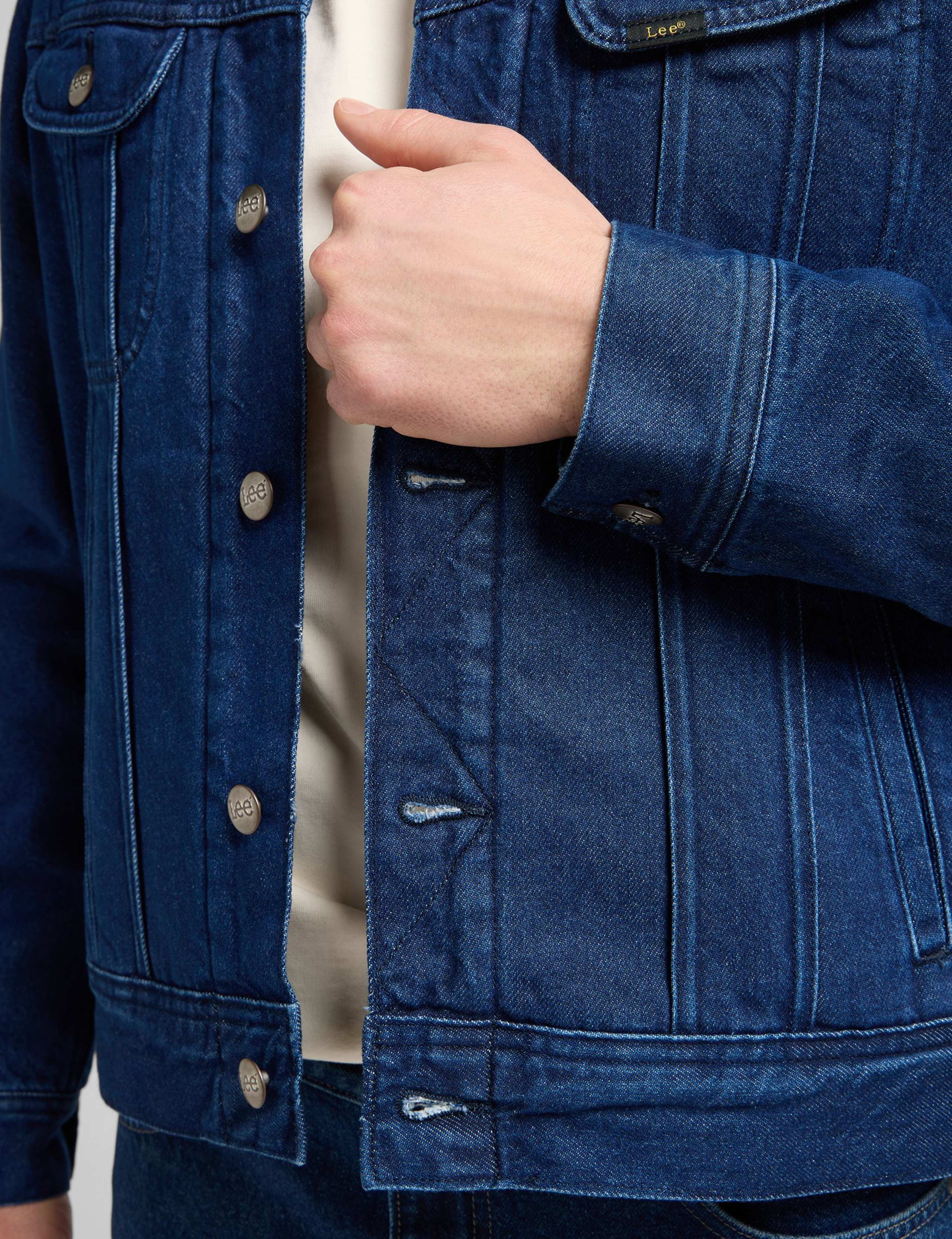 Denim Borg Lined Jacket 7 of 7