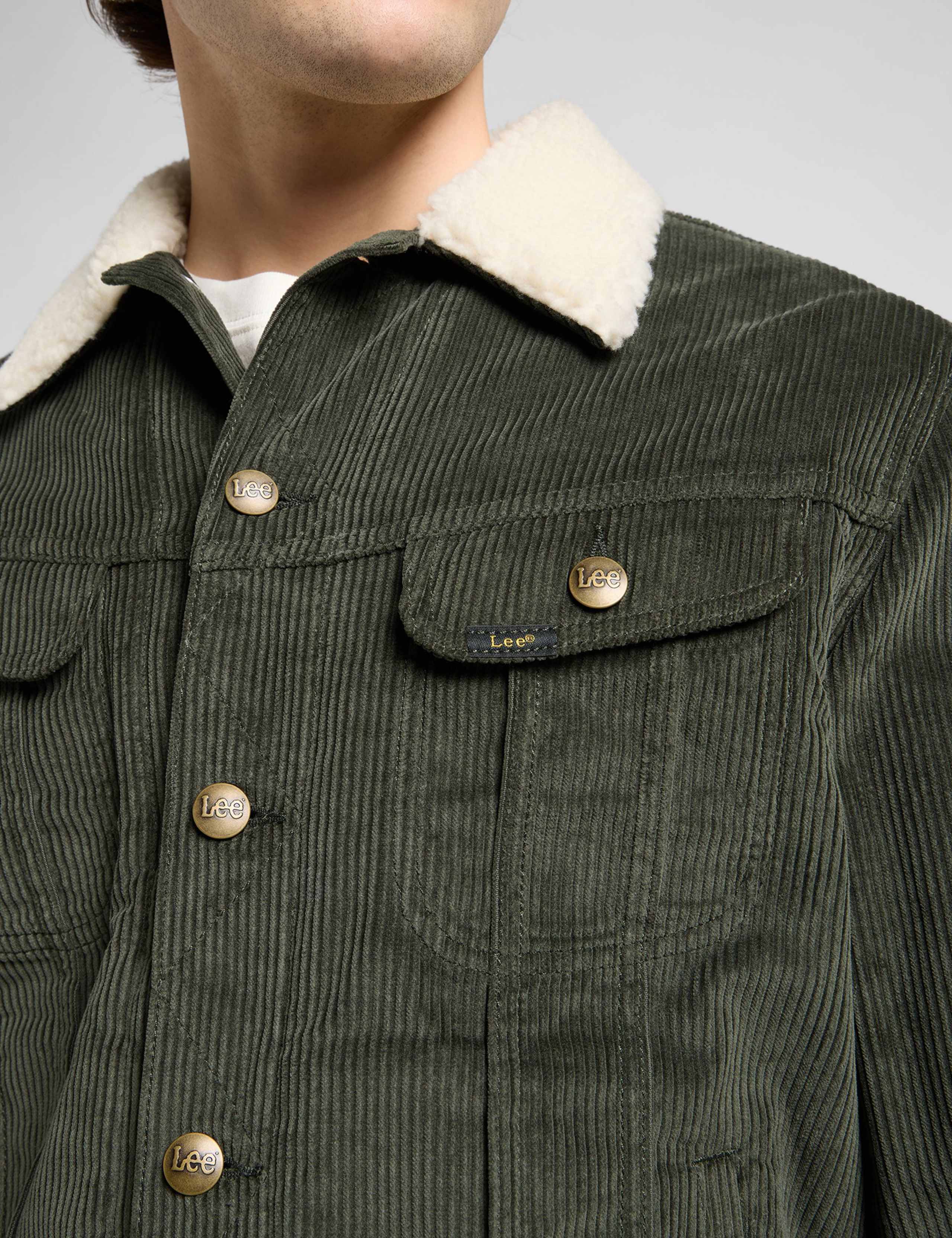 Denim Borg Lined Jacket 6 of 6