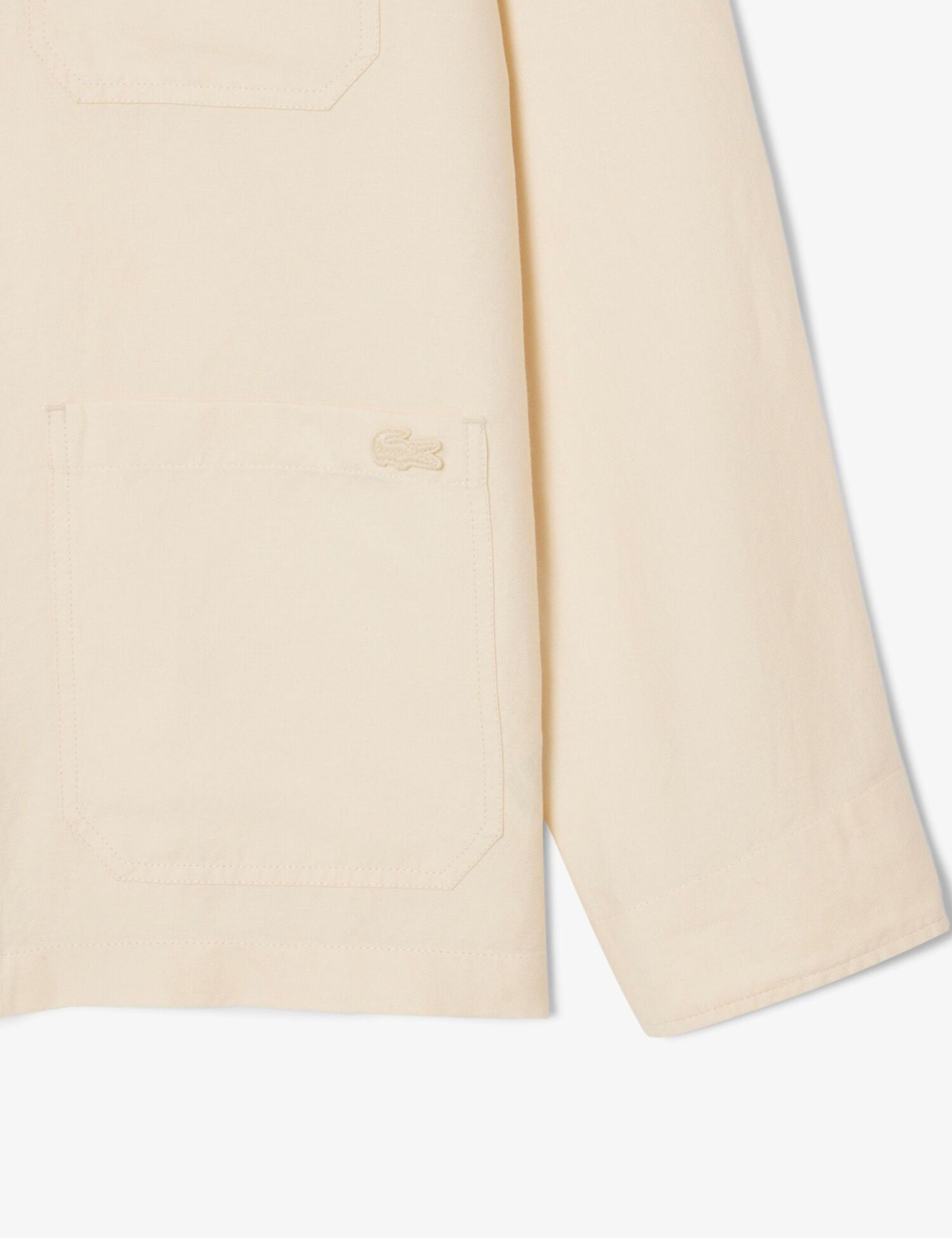 Relaxed Fit Linen Rich Twill Overshirt 4 of 4