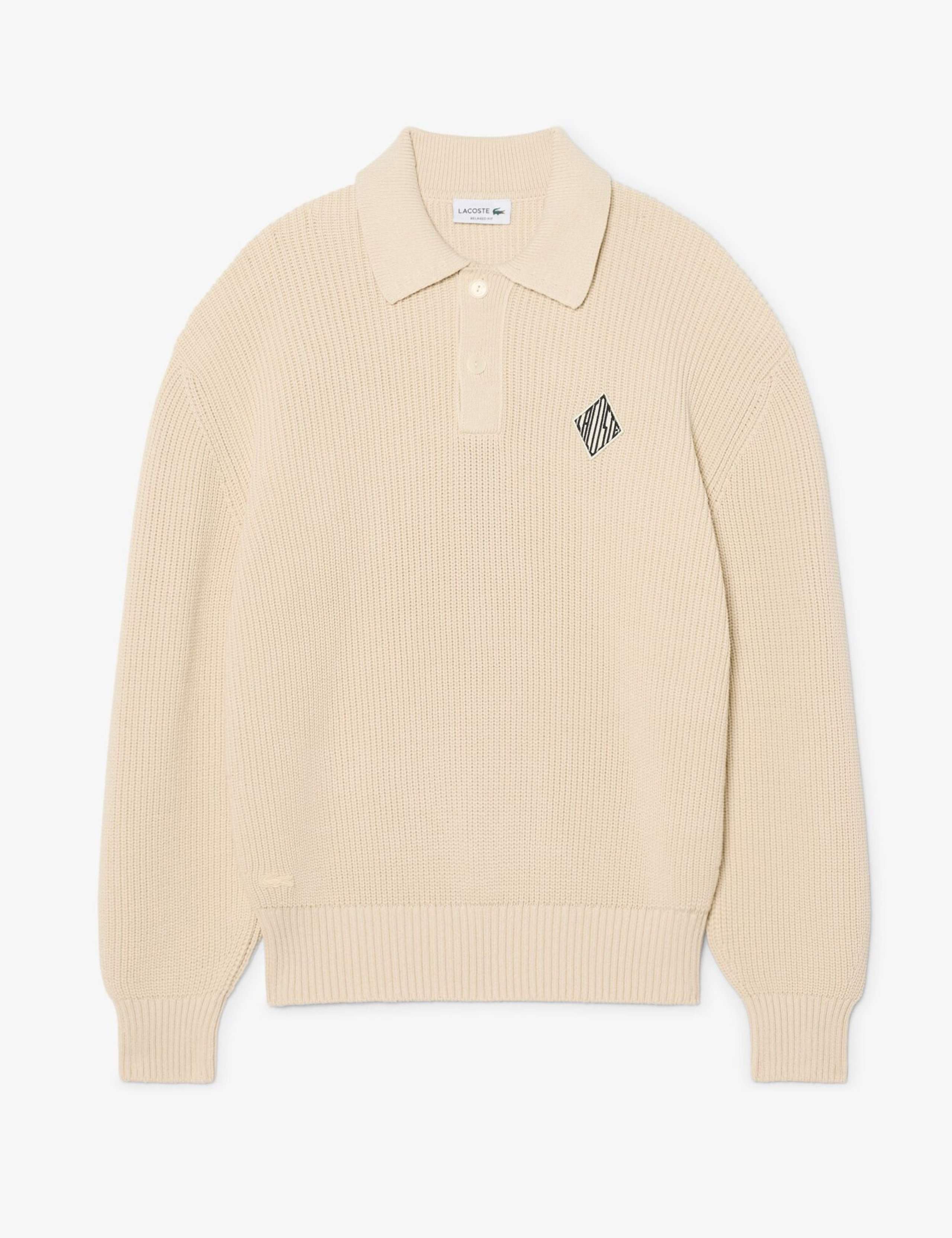 Cotton Rich Badge Detail Polo Neck Jumper 2 of 8