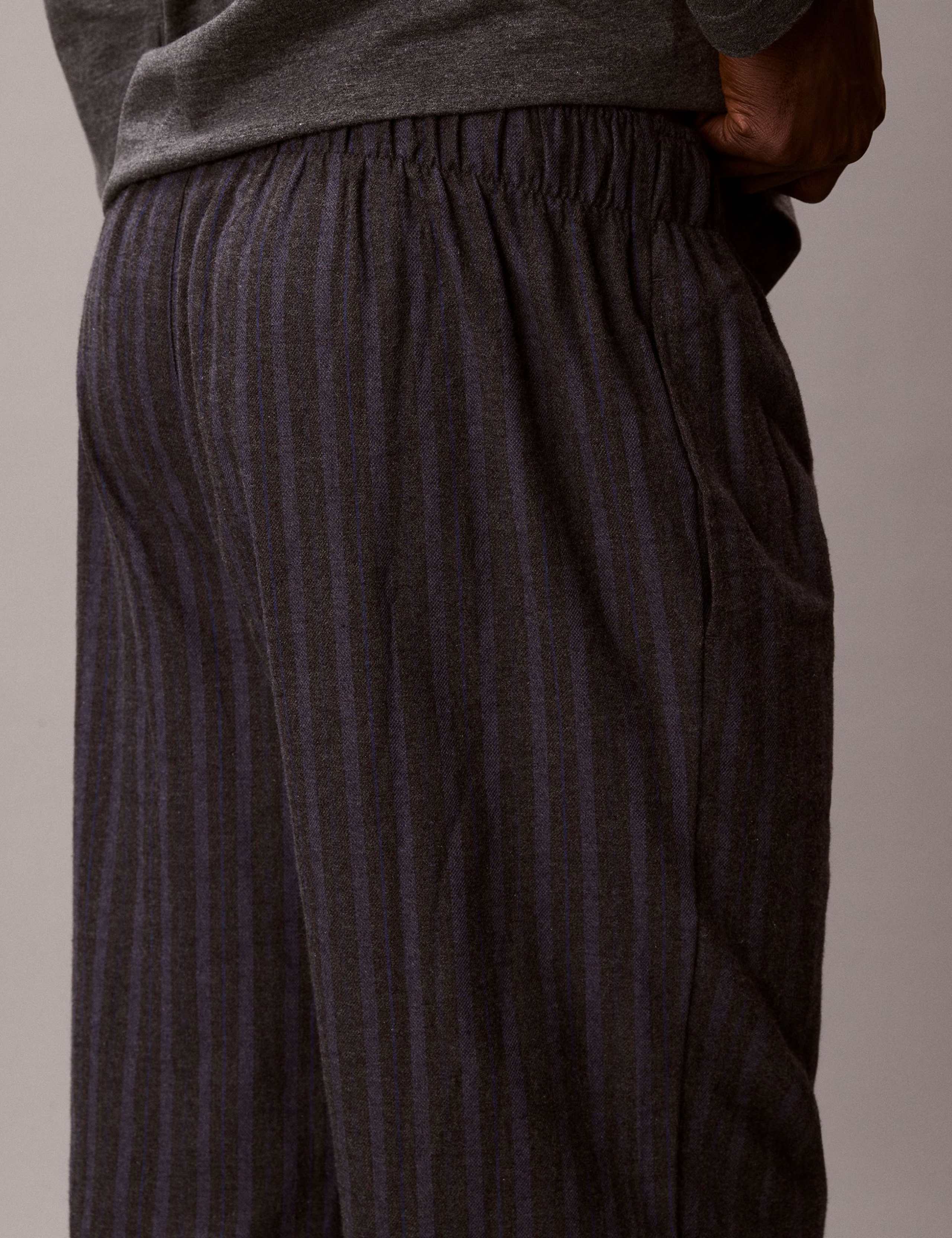 Pure Cotton Striped Pyjama Set 4 of 5