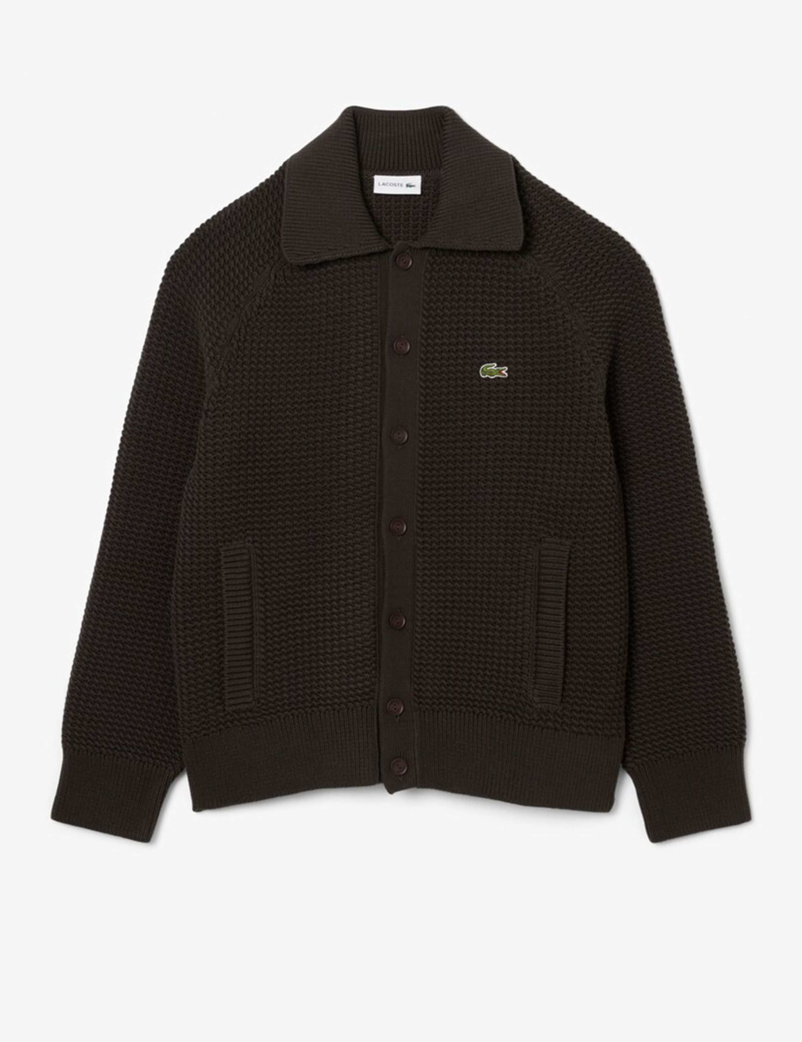 Cotton Rich Collared Neck Cardigan 1 of 1