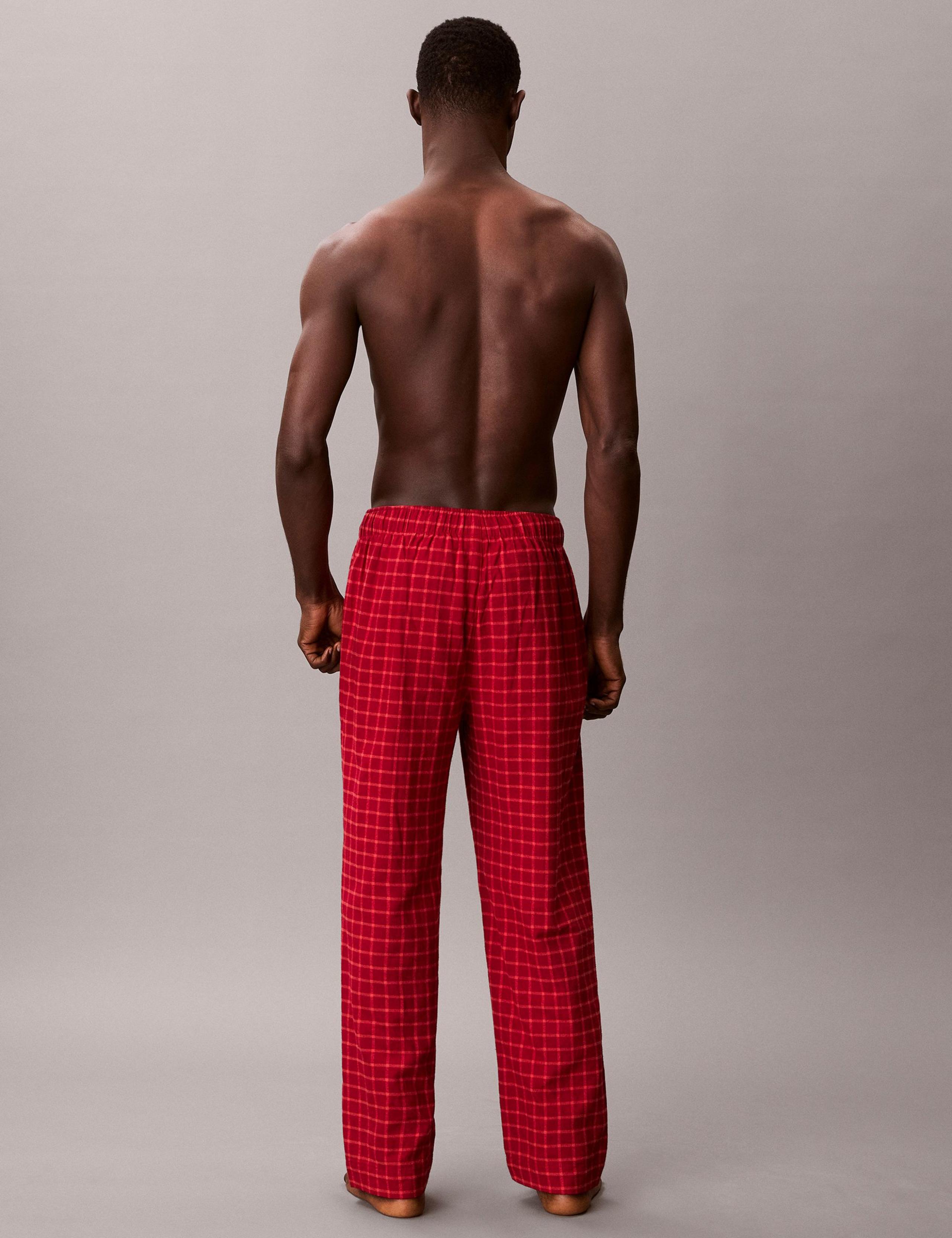 Pure Cotton Checked Pyjama Bottoms 4 of 6