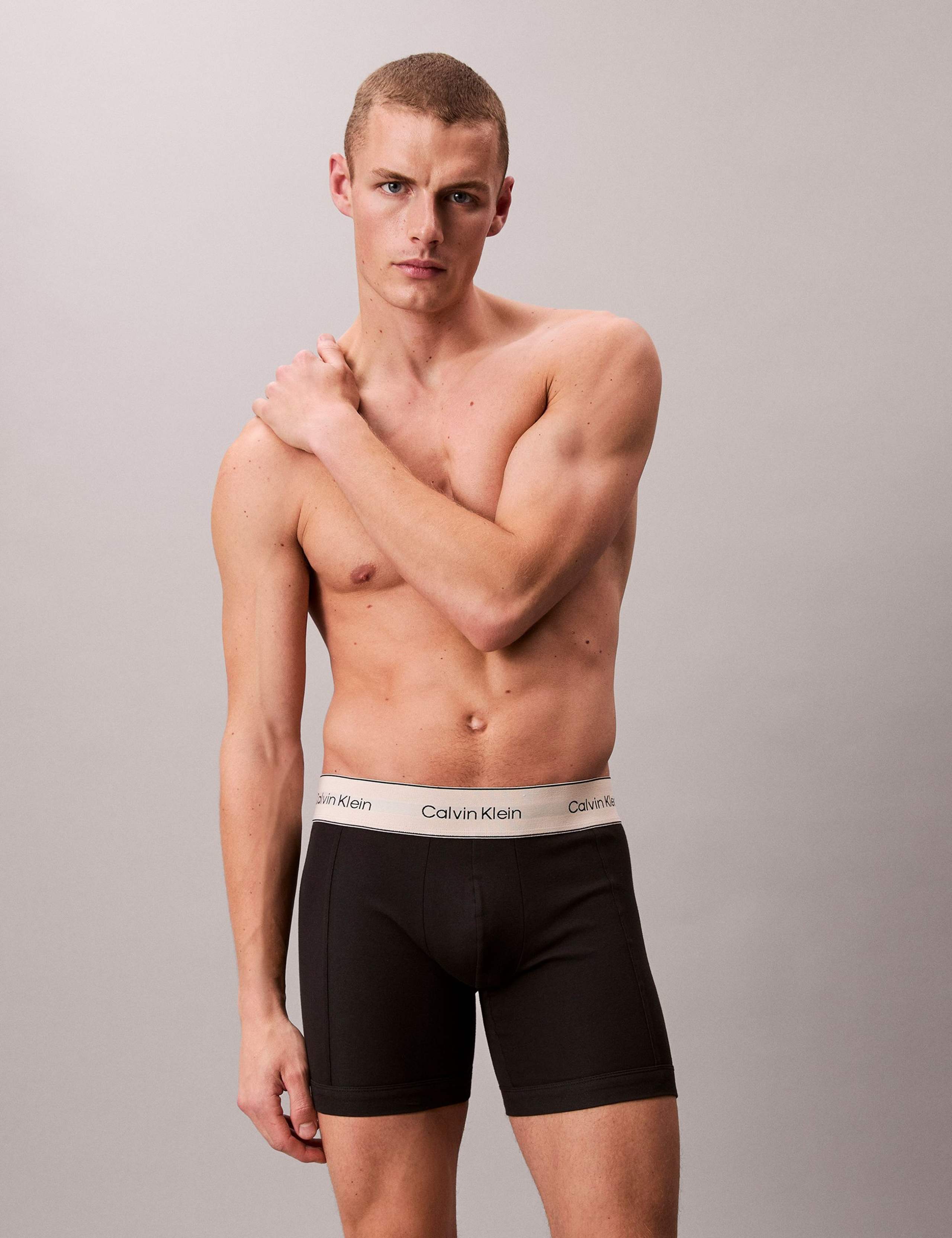 3 Pack Heritage Cotton Stretch Boxers 7 of 7