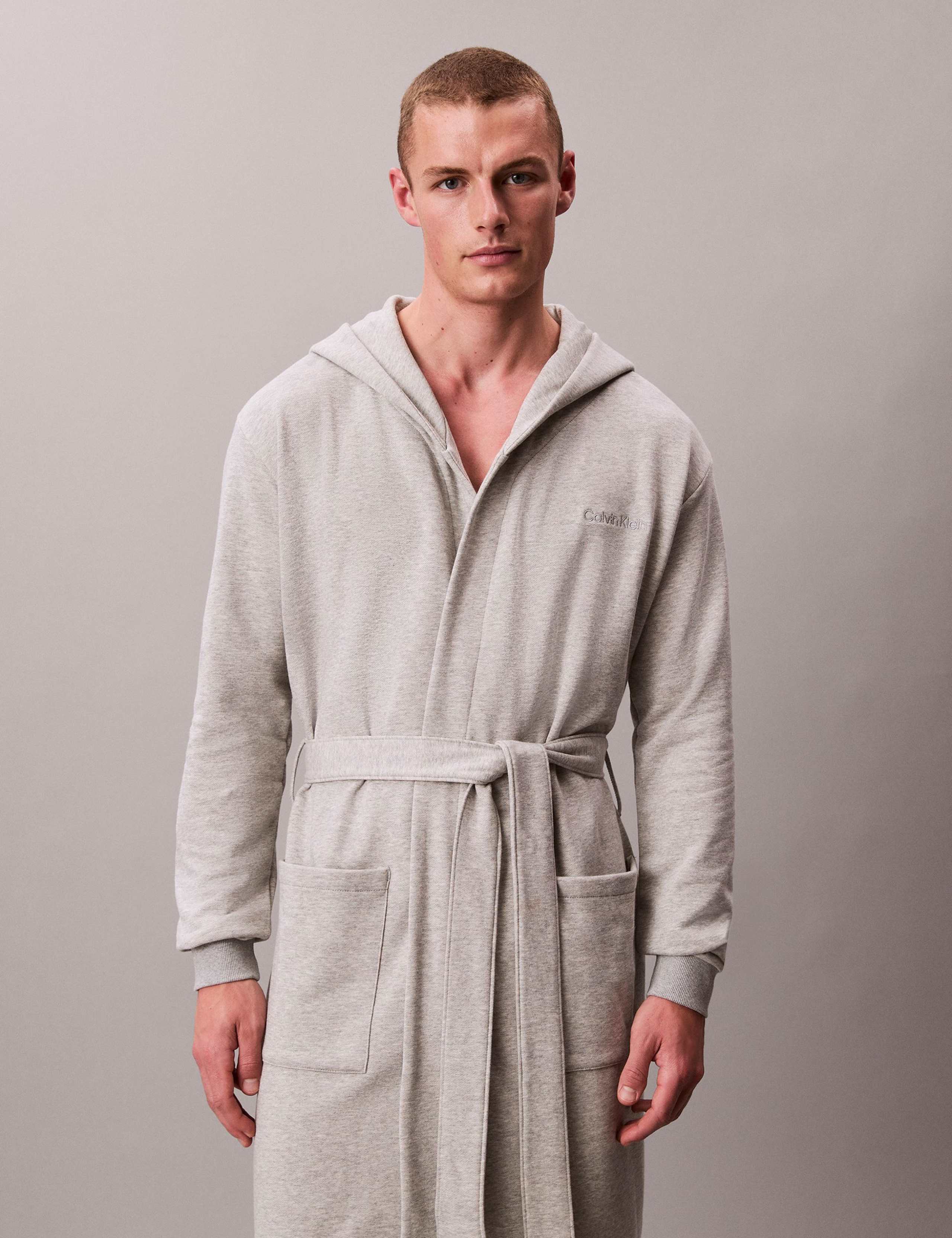 Icon Cotton Terry Hooded Dressing Gown 3 of 7