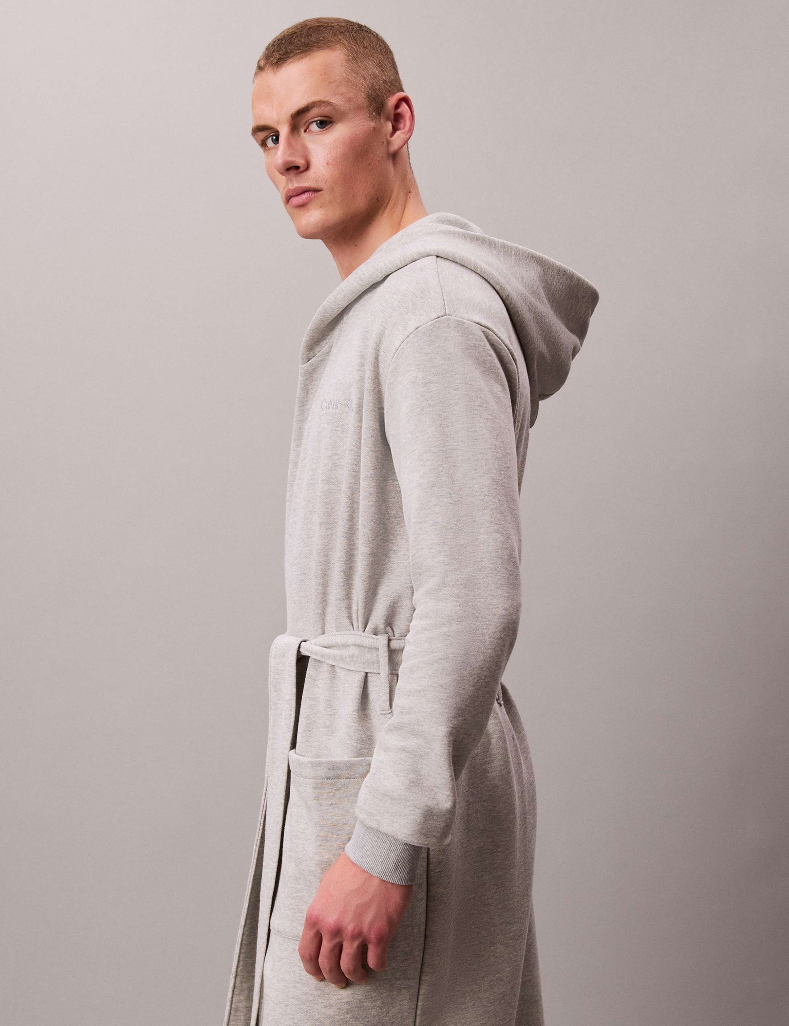 Icon Cotton Terry Hooded Dressing Gown 4 of 7