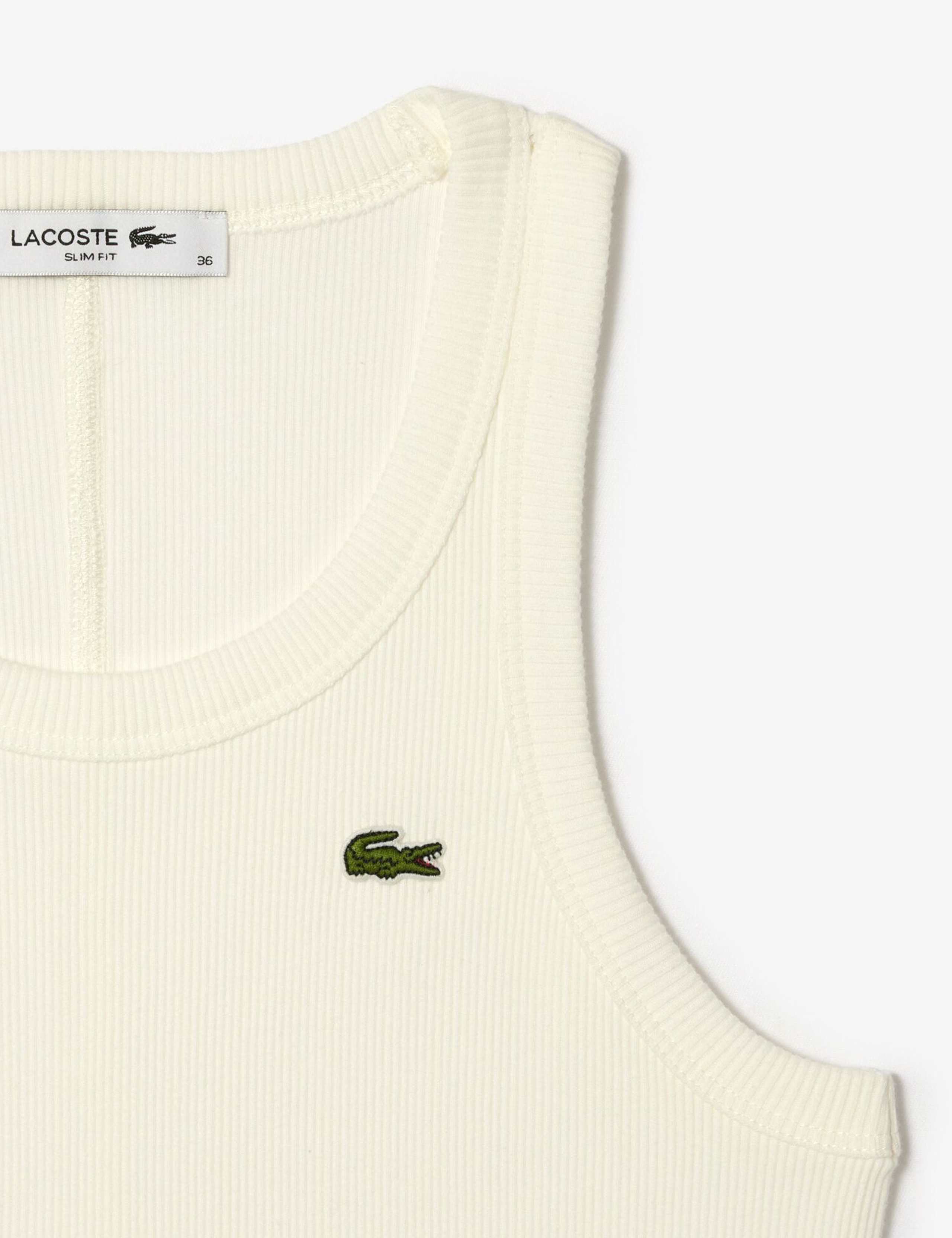 Cotton Modal Blend Ribbed Slim Fit Vest Top 5 of 6