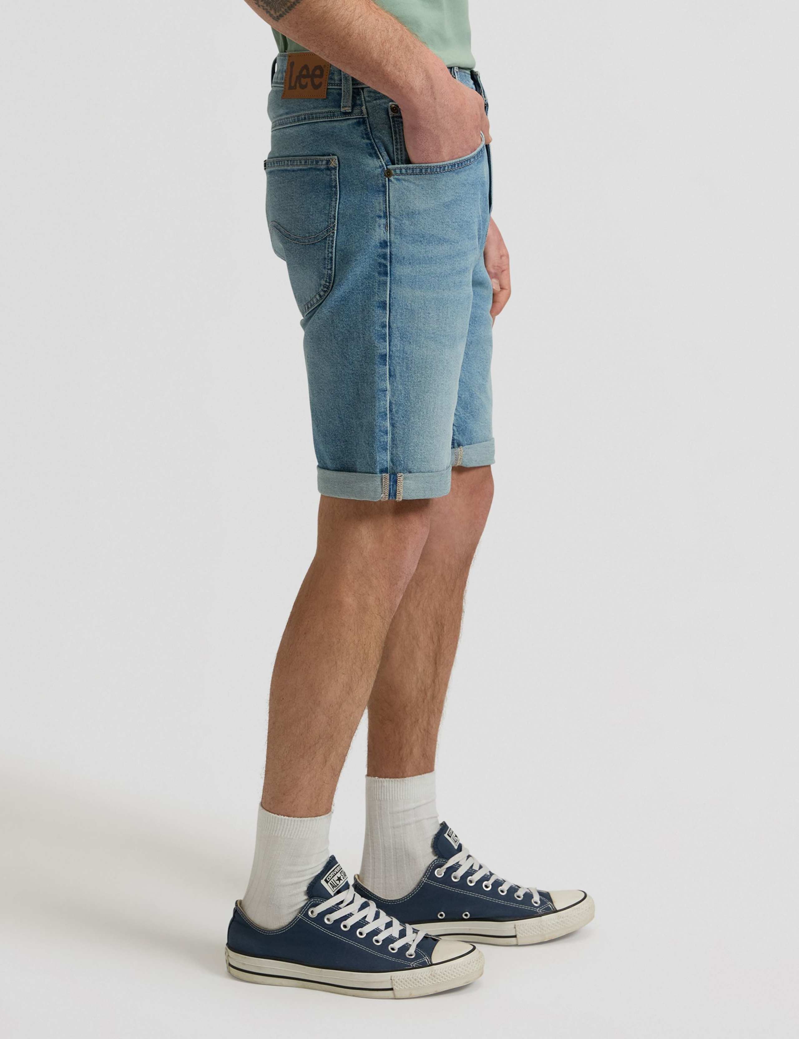 5 Pocket Denim Shorts 3 of 6