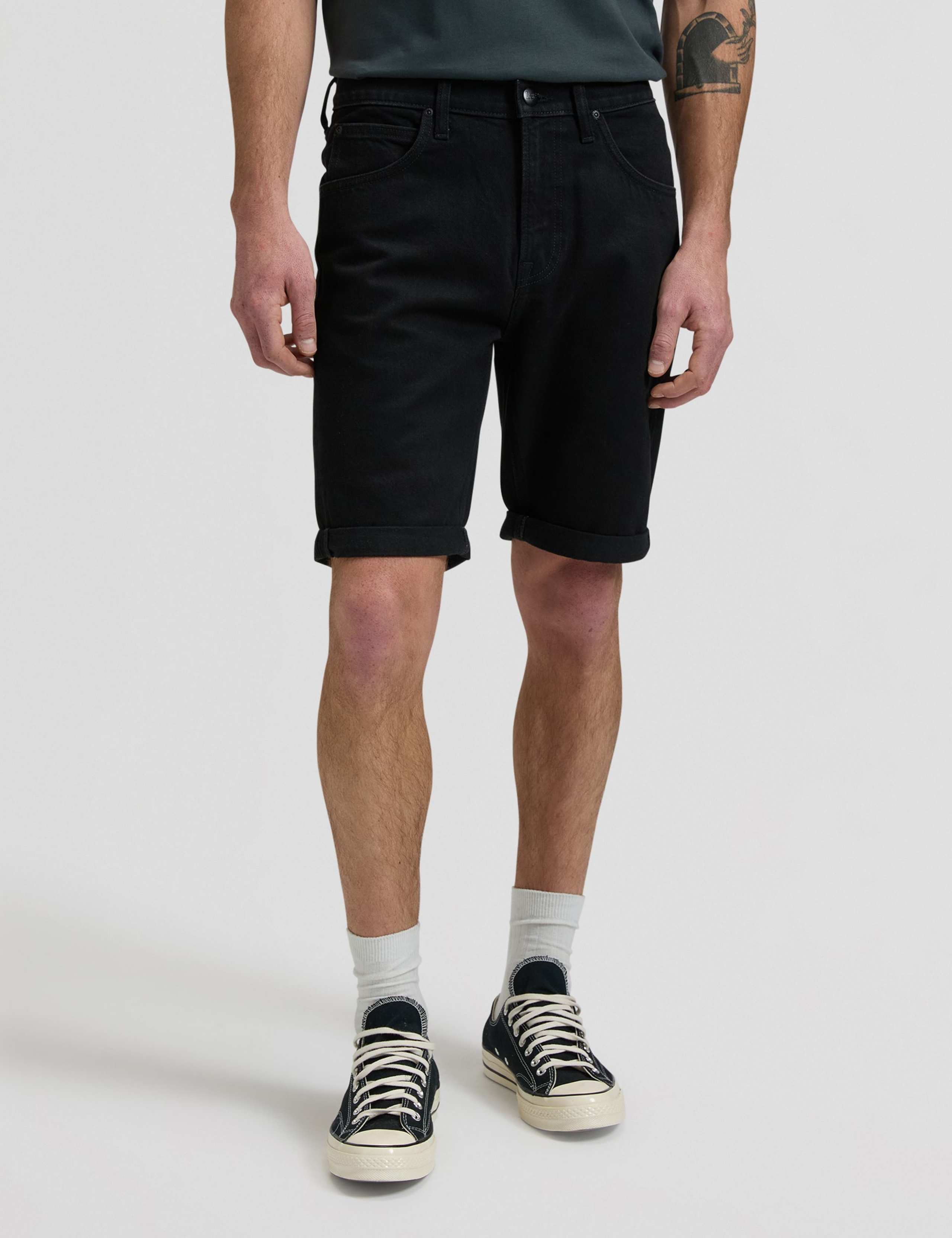 5 Pocket Denim Shorts 3 of 6