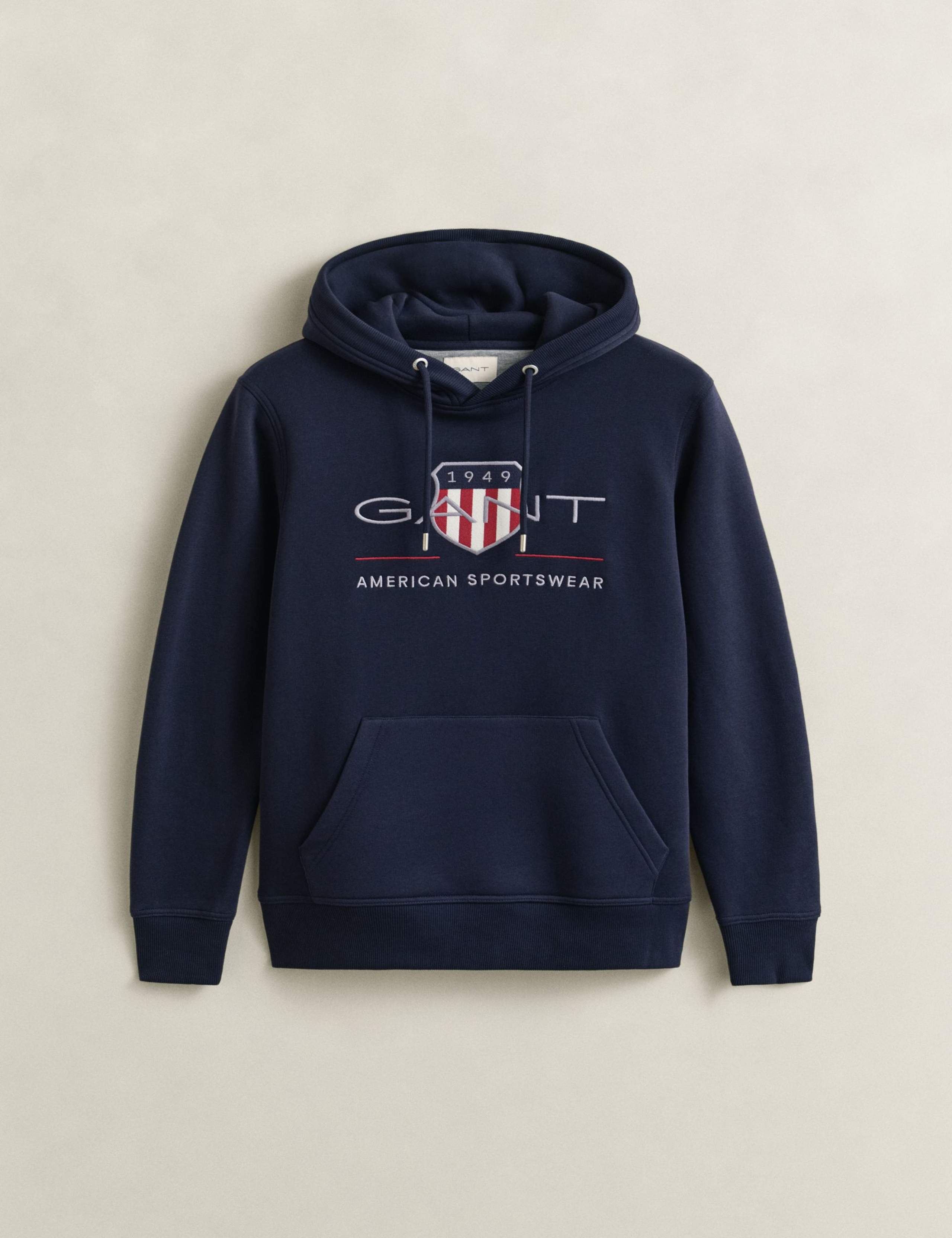 Cotton Rich Shield Logo Embroidery Hoodie 2 of 5
