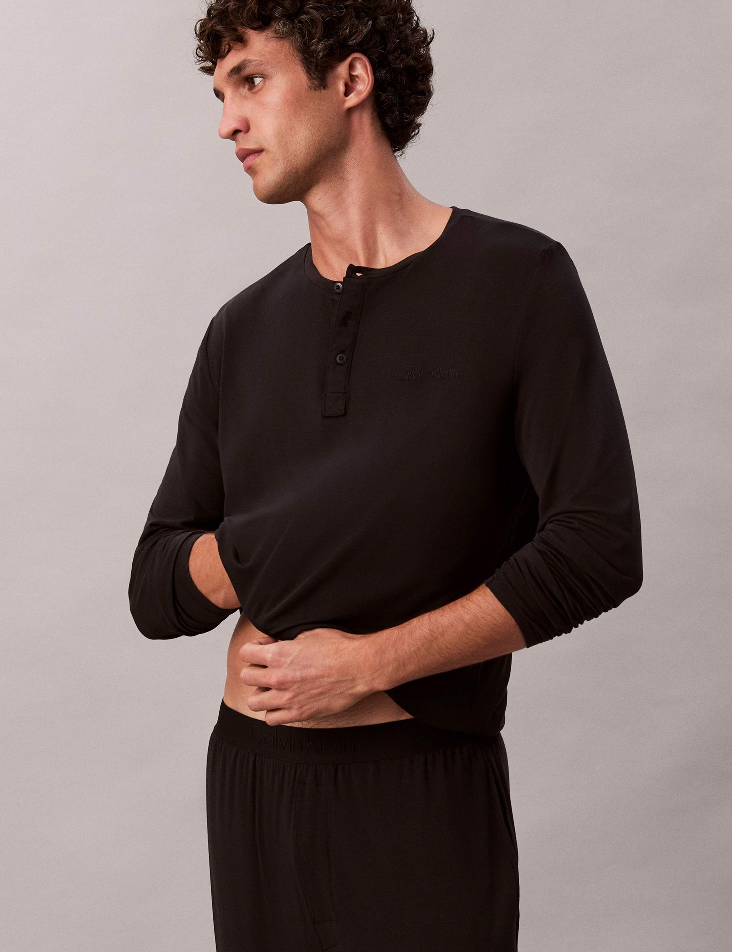 Modal Rich Henley Pyjama Top 4 of 5