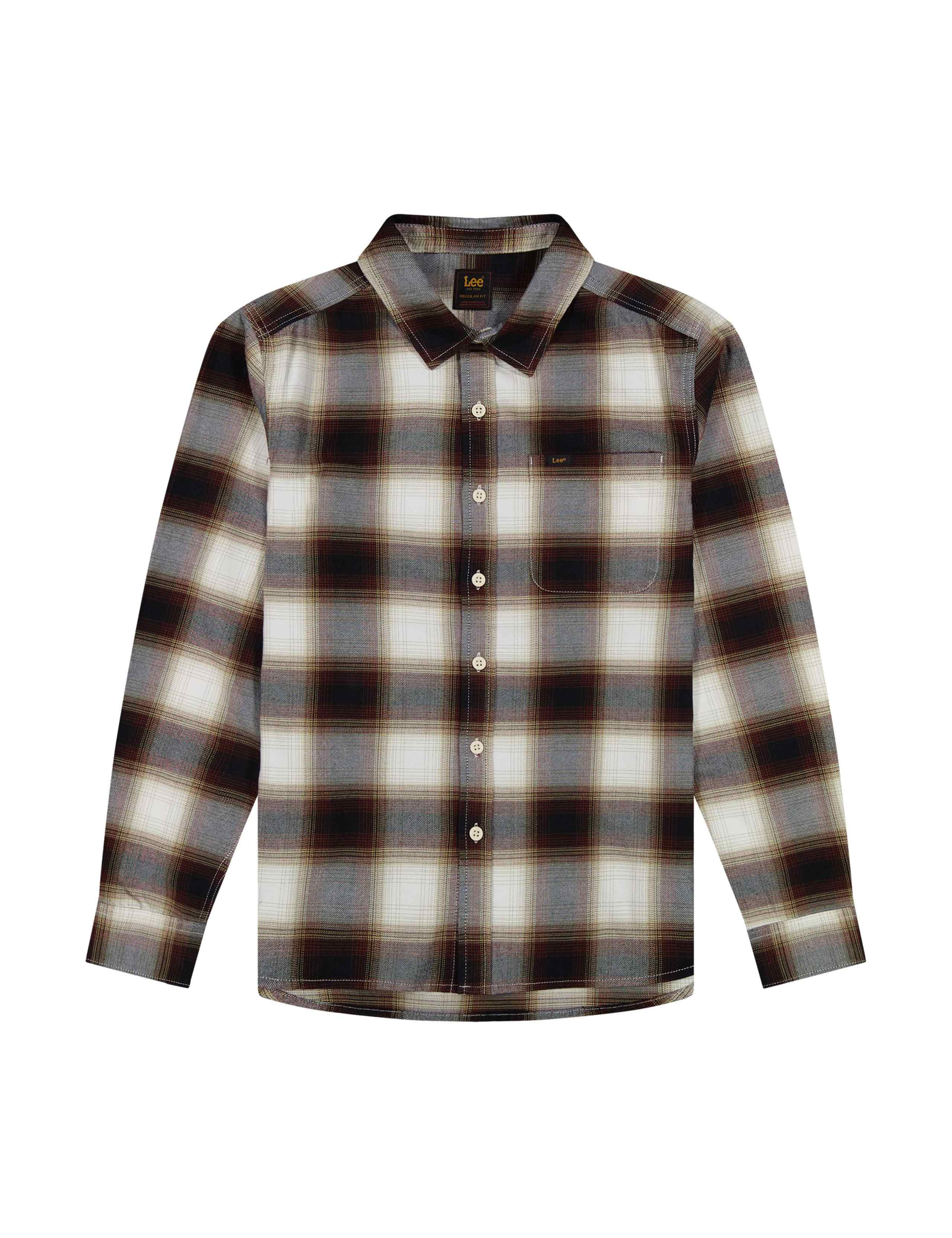 Leesure Regular Fit Pure Cotton Check Shirt 2 of 6