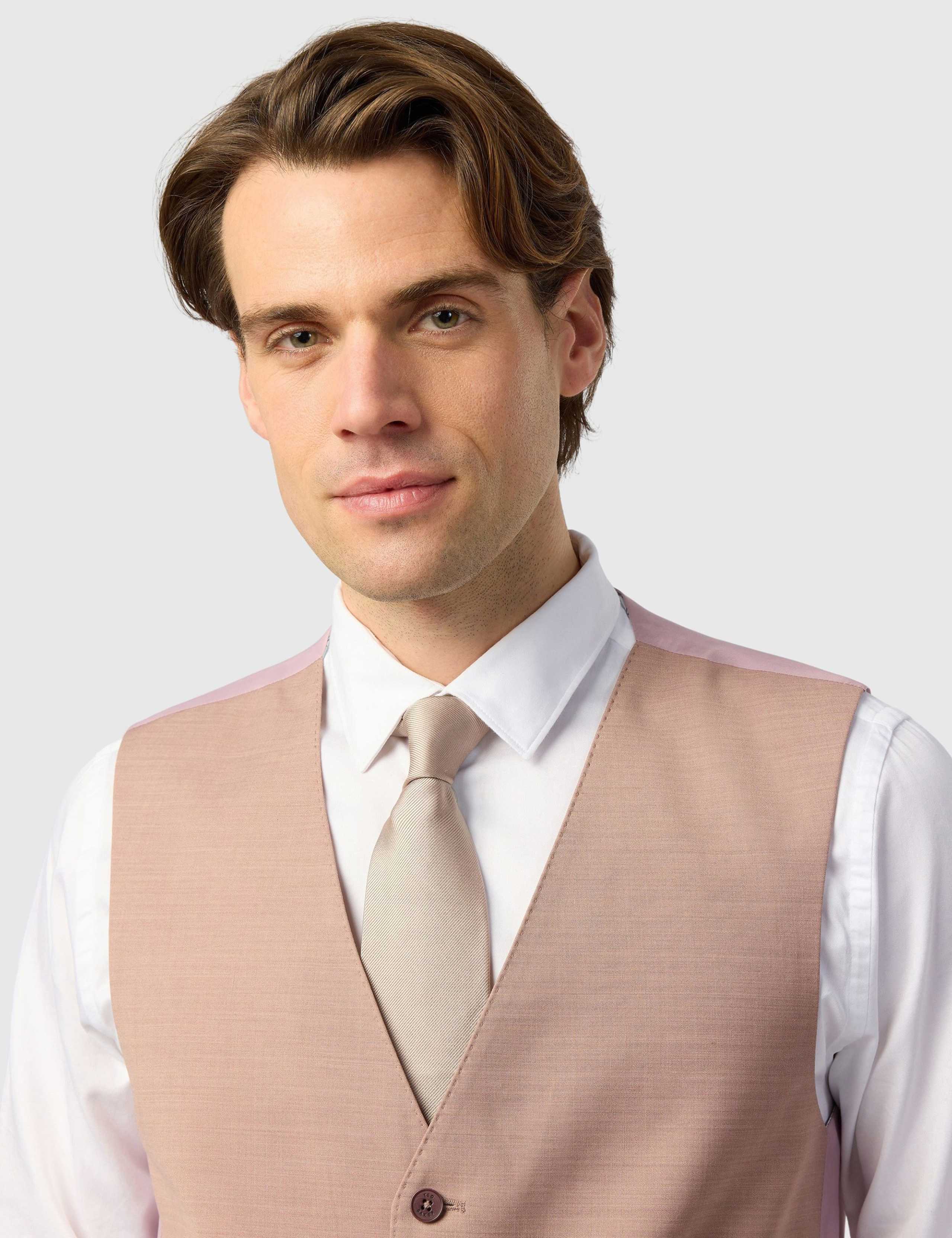 Slim Fit Wool Blend Waistcoat 2 of 3