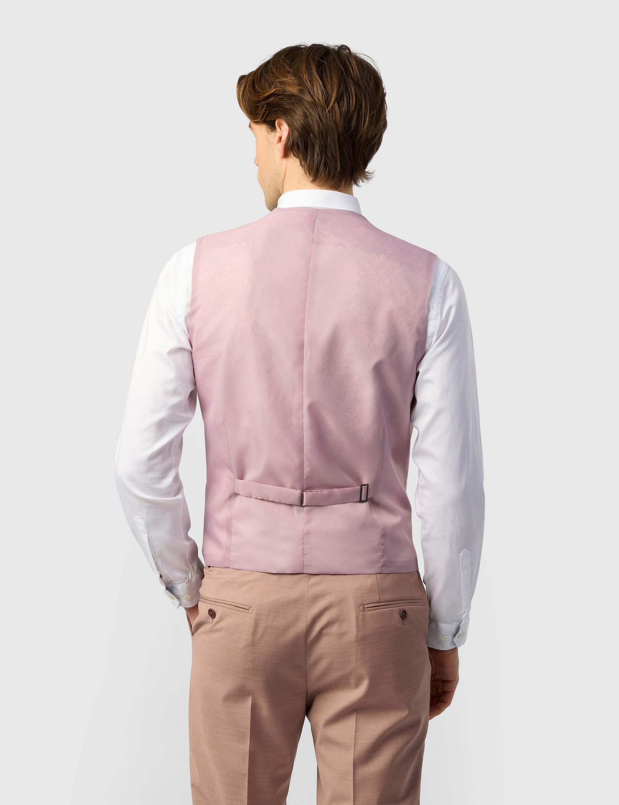 Slim Fit Wool Blend Waistcoat 3 of 3