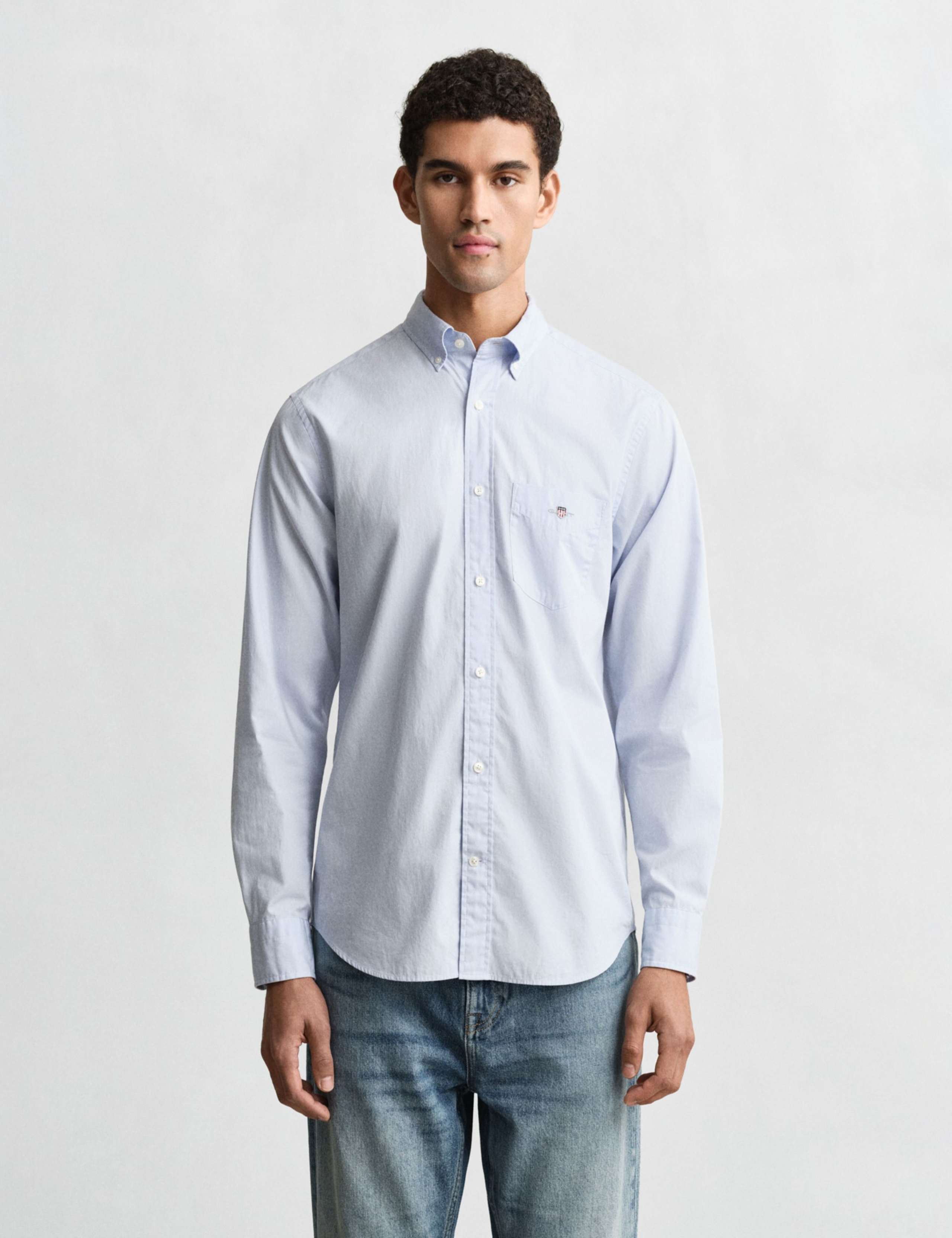 Regular Fit Pure Cotton Poplin Oxford Shirt 3 of 7