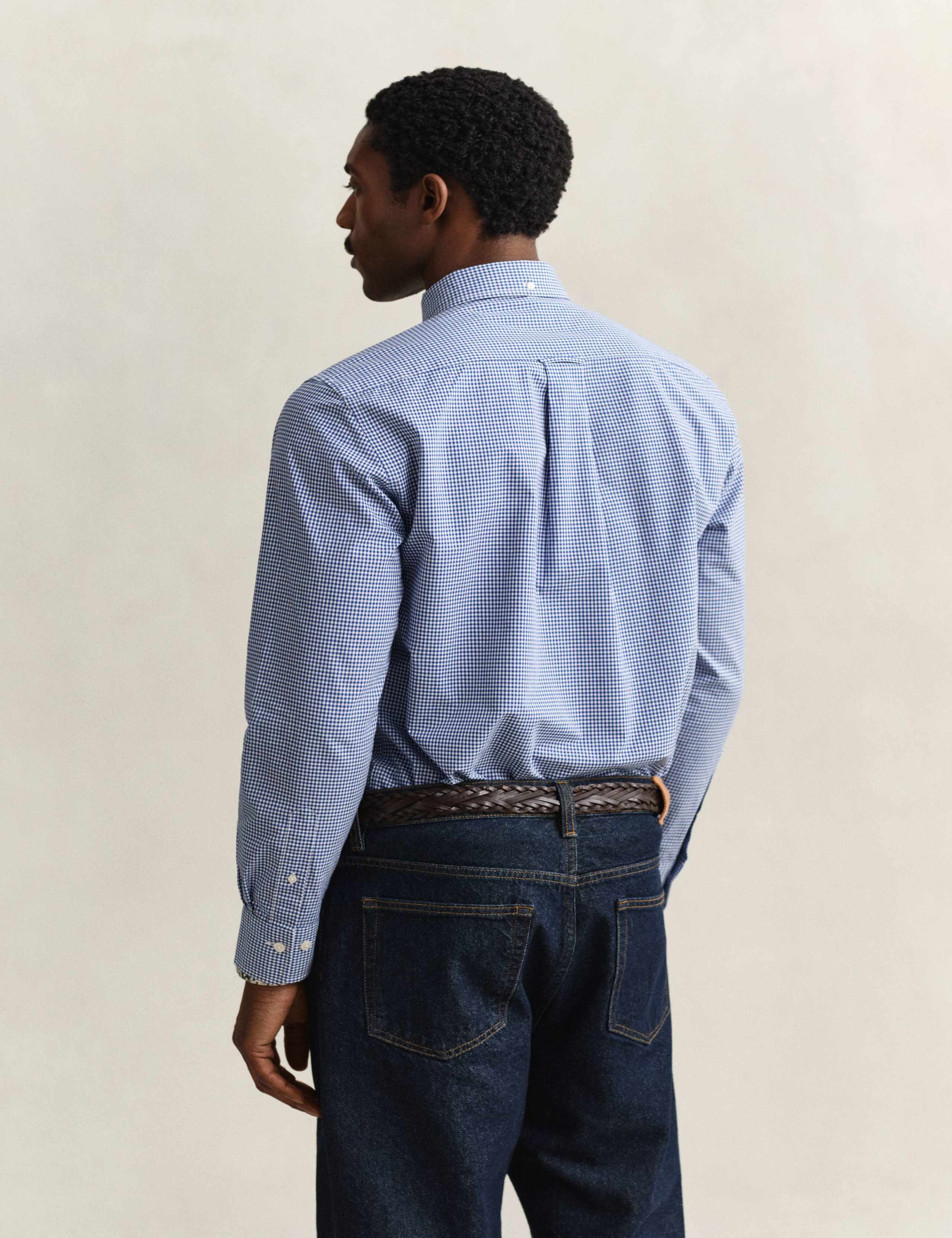 Regular Fit Pure Cotton Gingham Shirt 4 of 7