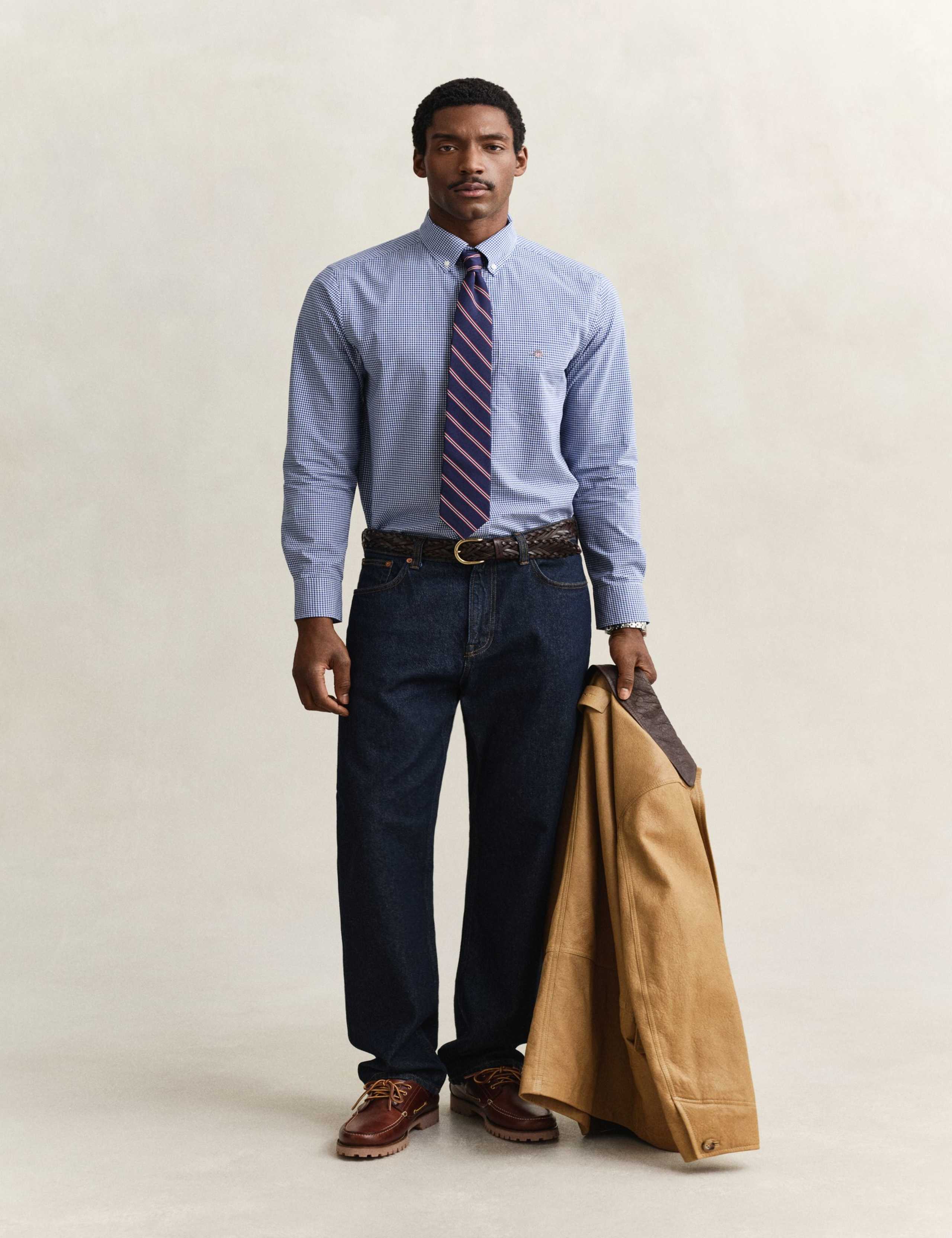 Regular Fit Pure Cotton Gingham Shirt 6 of 7