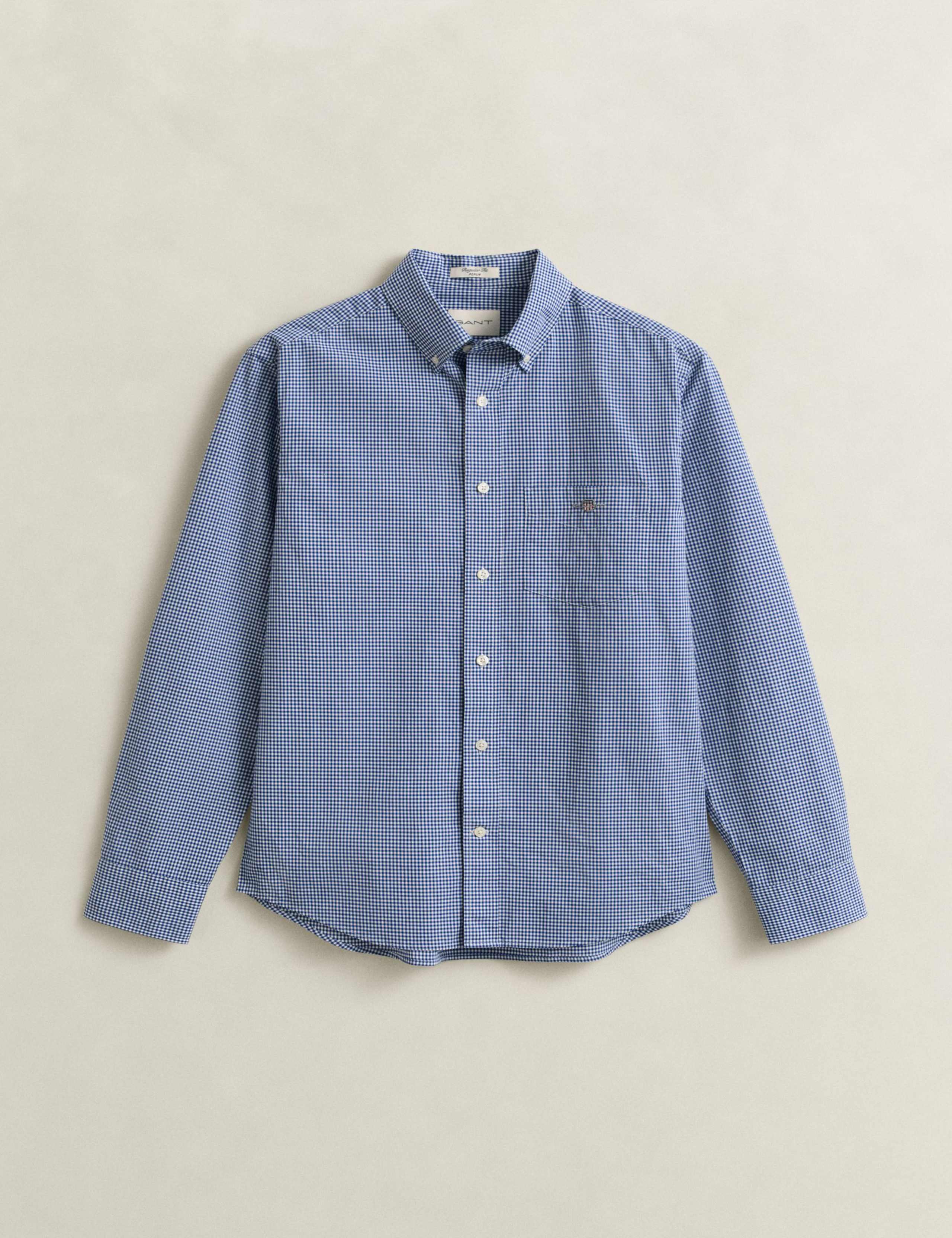 Regular Fit Pure Cotton Gingham Shirt 2 of 7