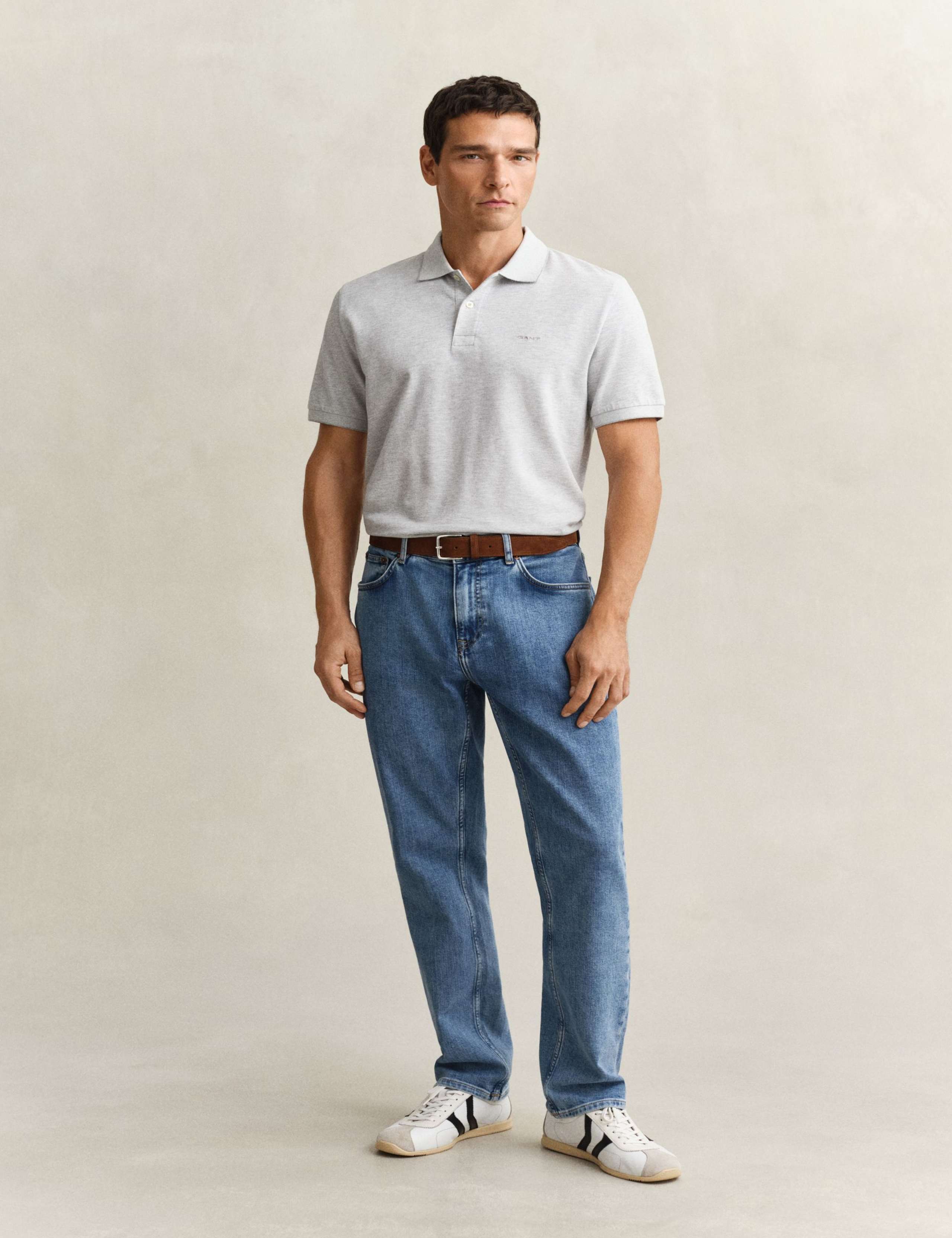 Regular Fit Clean Wash 5 Pocket Jeans 5 of 7