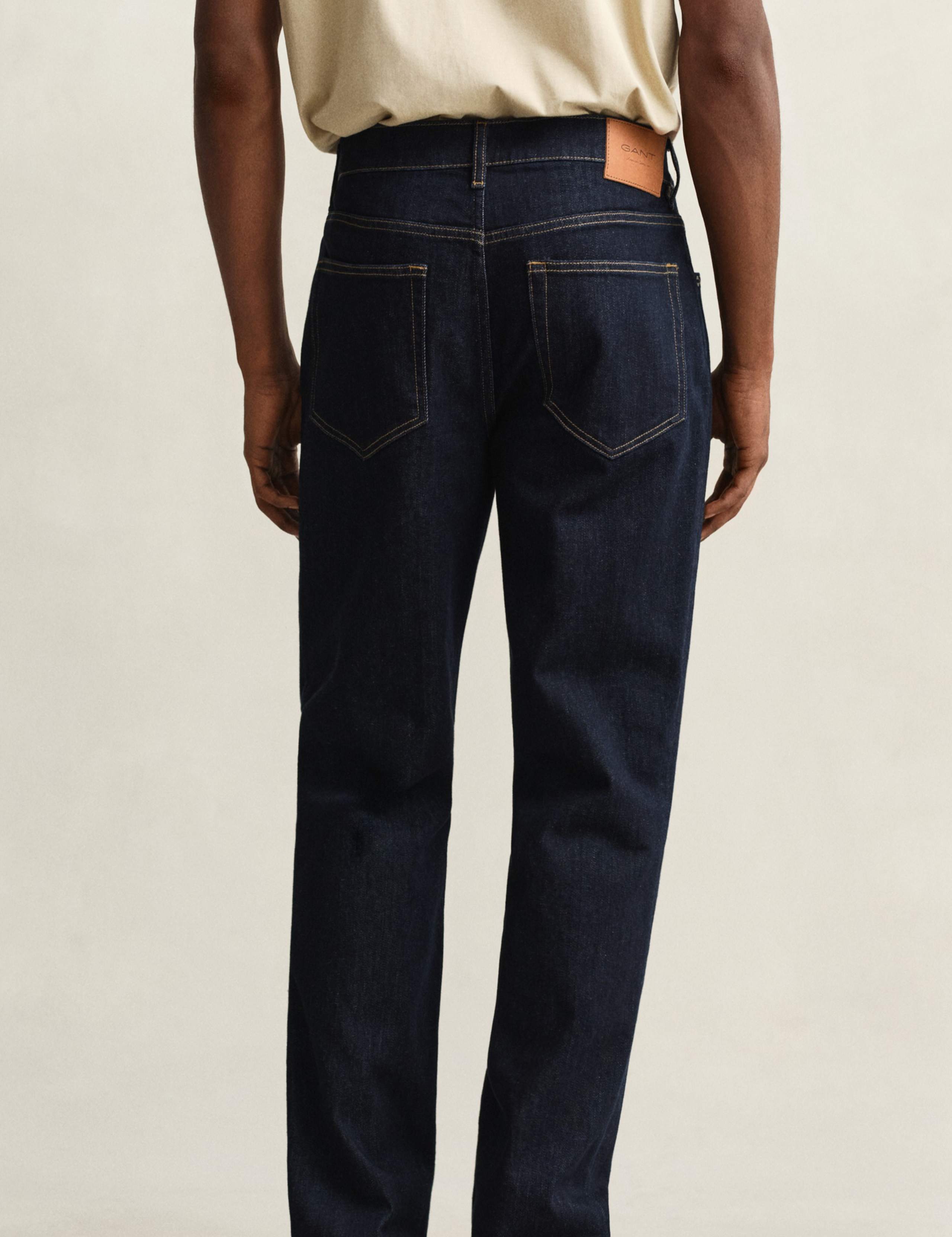 Regular Fit Clean Wash 5 Pocket Jeans 3 of 9