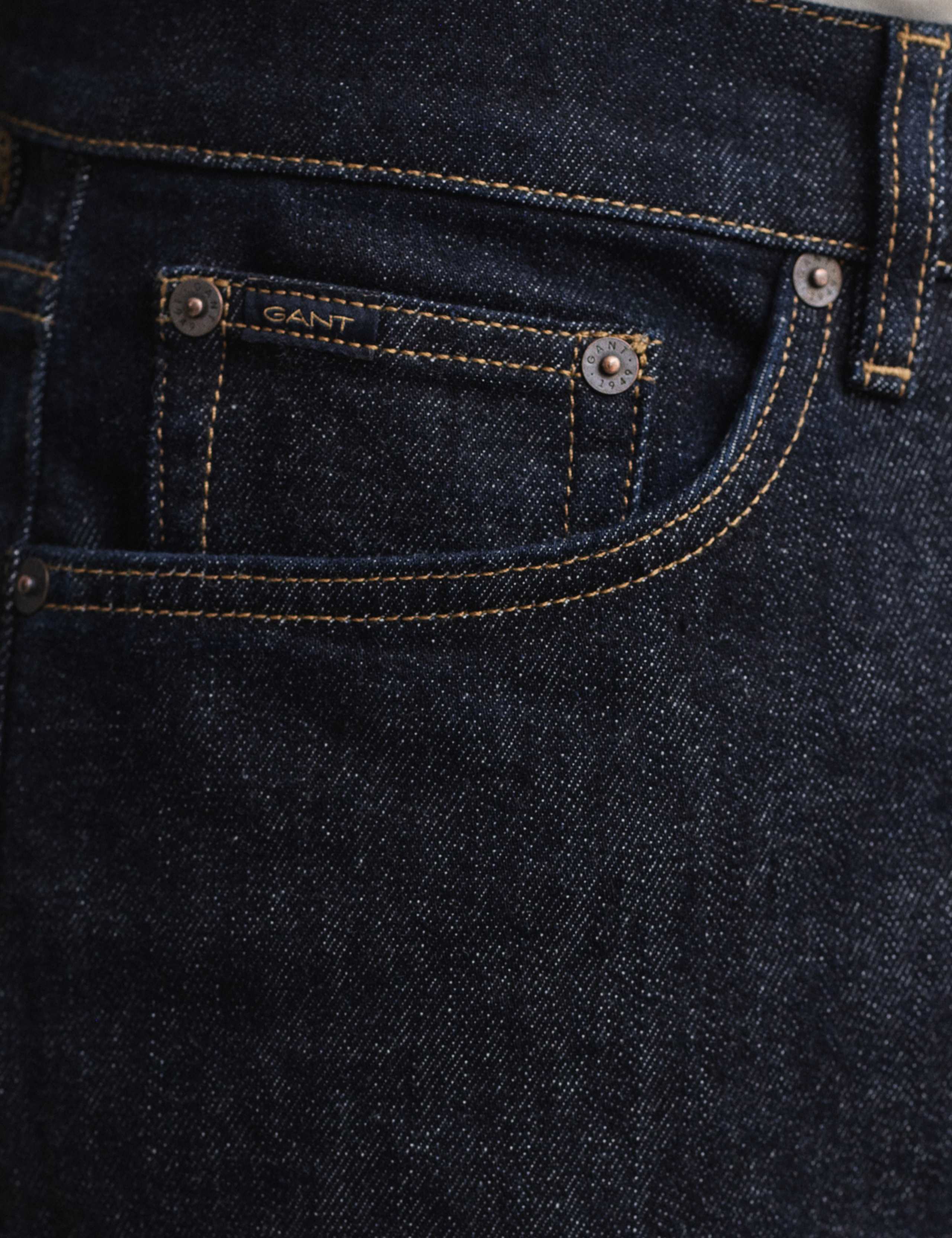 Slim Fit Clean Wash 5 Pocket Jeans 9 of 9