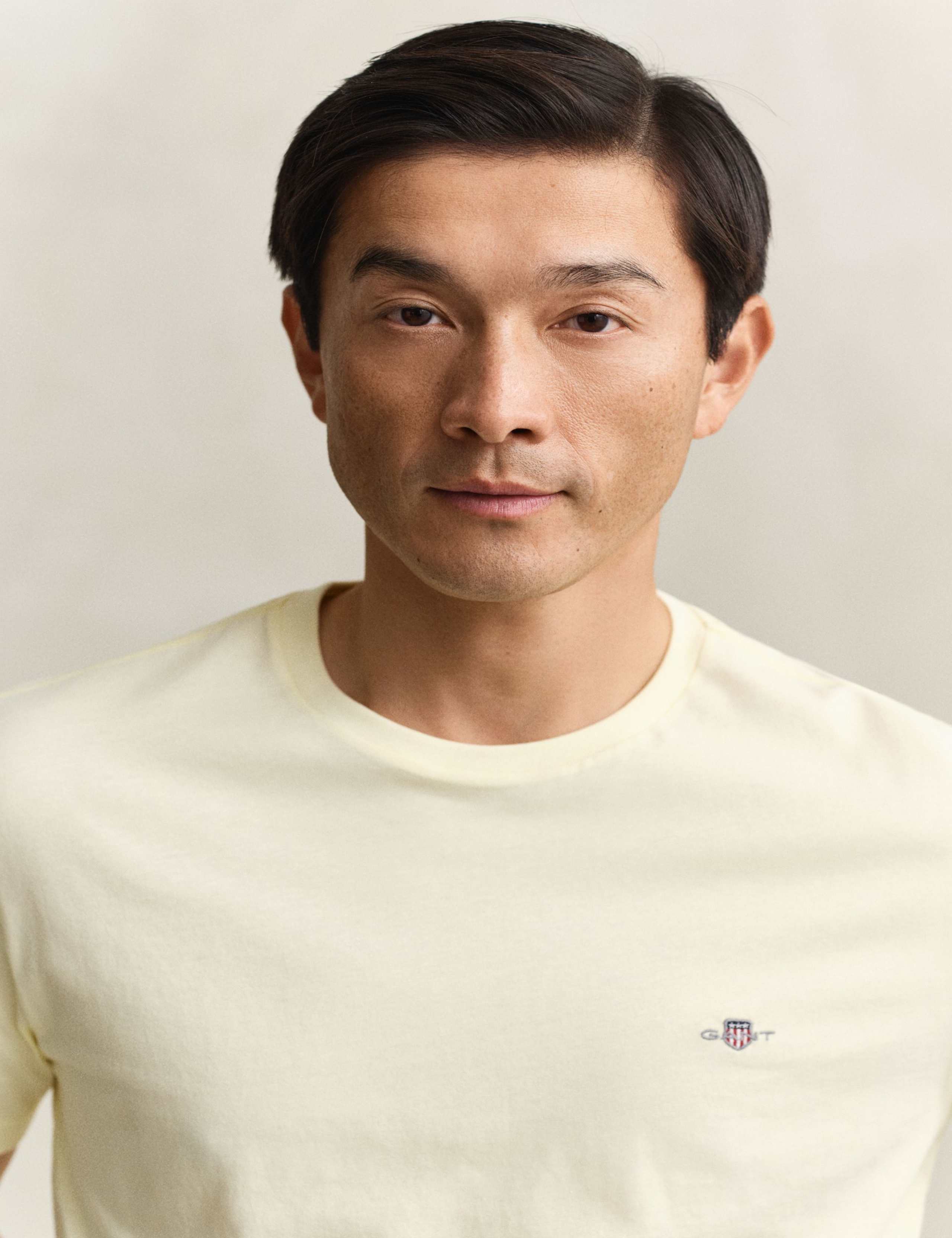 Pure Cotton Shield Logo Crew Neck T-Shirt 4 of 5