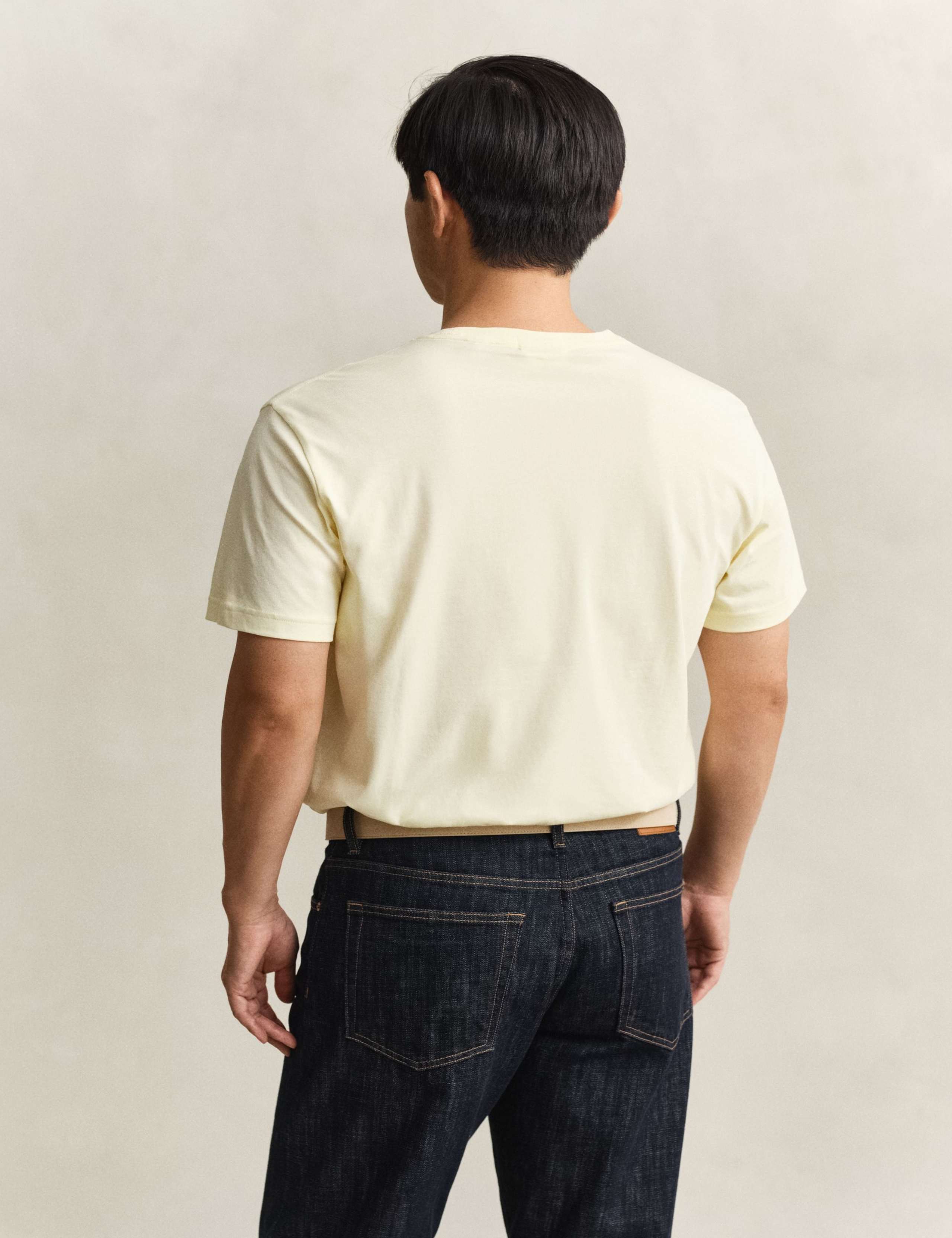 Pure Cotton Shield Logo Crew Neck T-Shirt 5 of 5