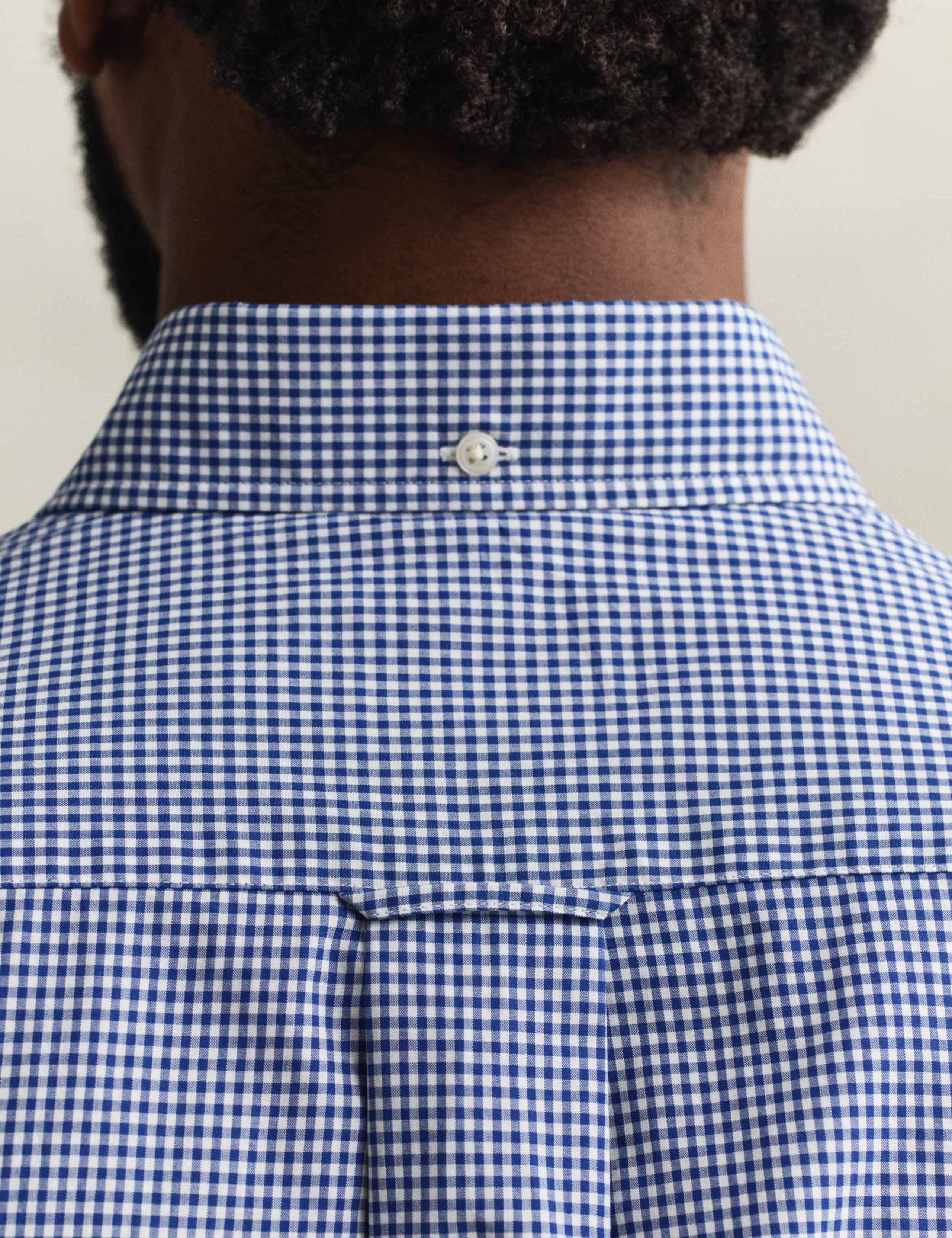 Regular Fit Pure Cotton Gingham Oxford Shirt 8 of 8