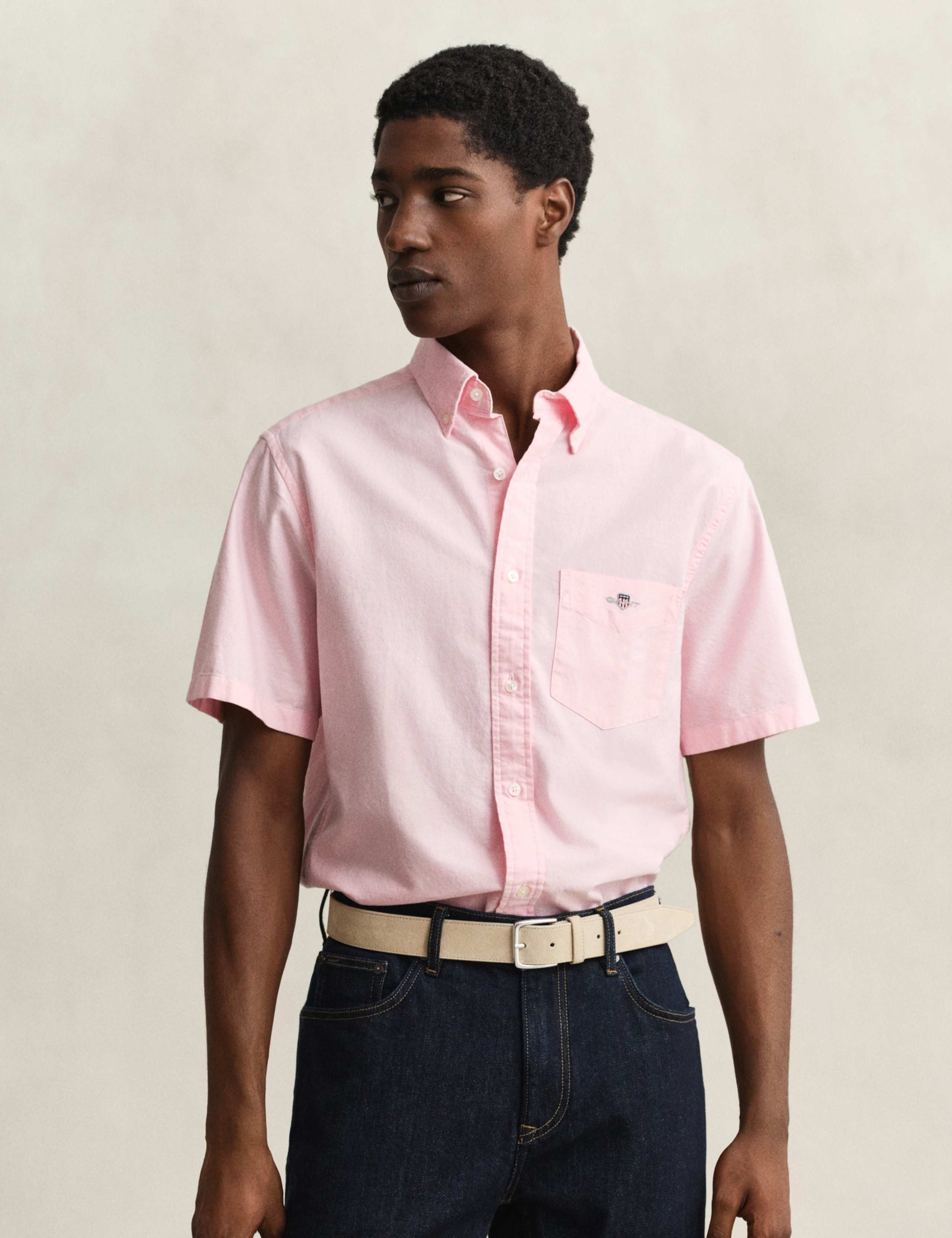 Regular Fit Pure Cotton Oxford Shirt 1 of 8
