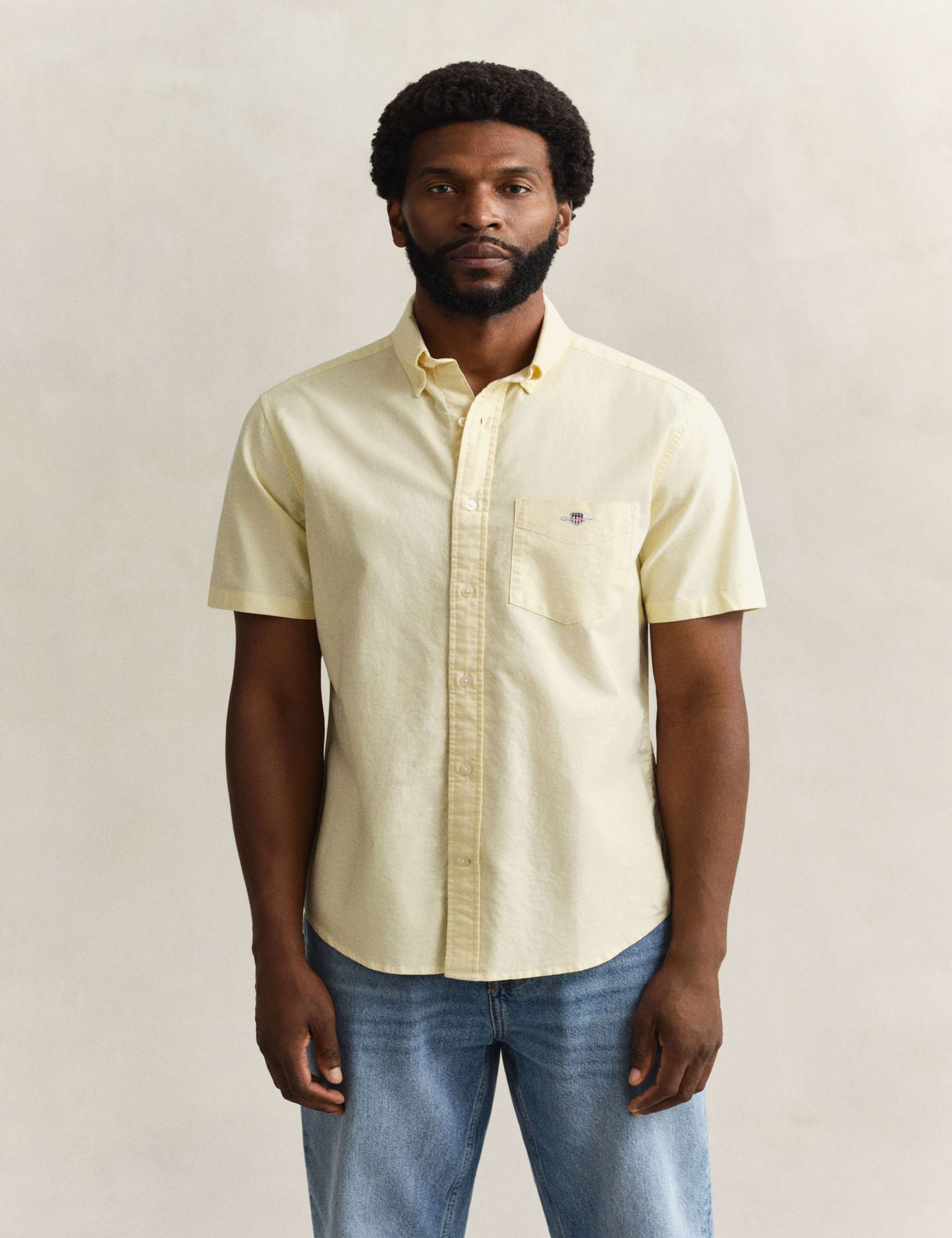 Regular Fit Pure Cotton Oxford Shirt 1 of 7