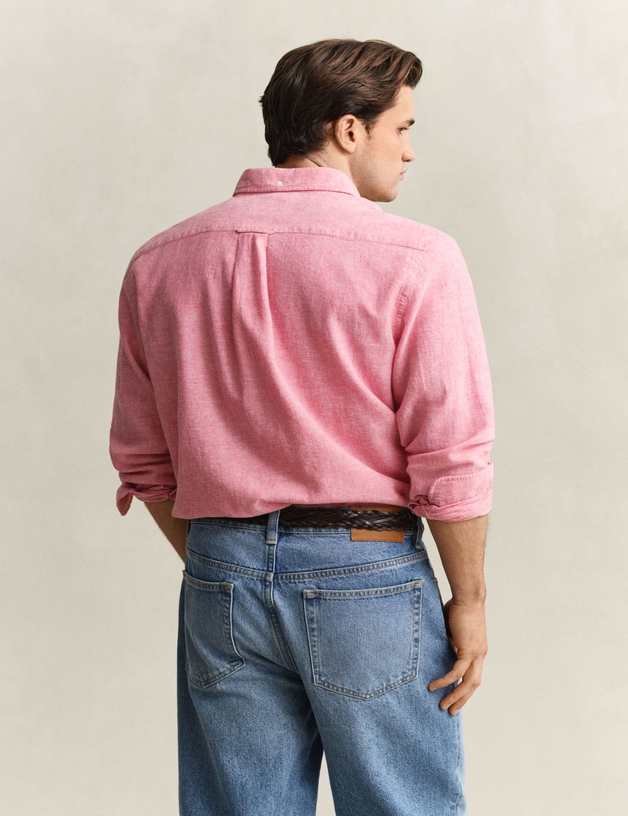 Regular Fit Linen Rich Shirt 6 of 7