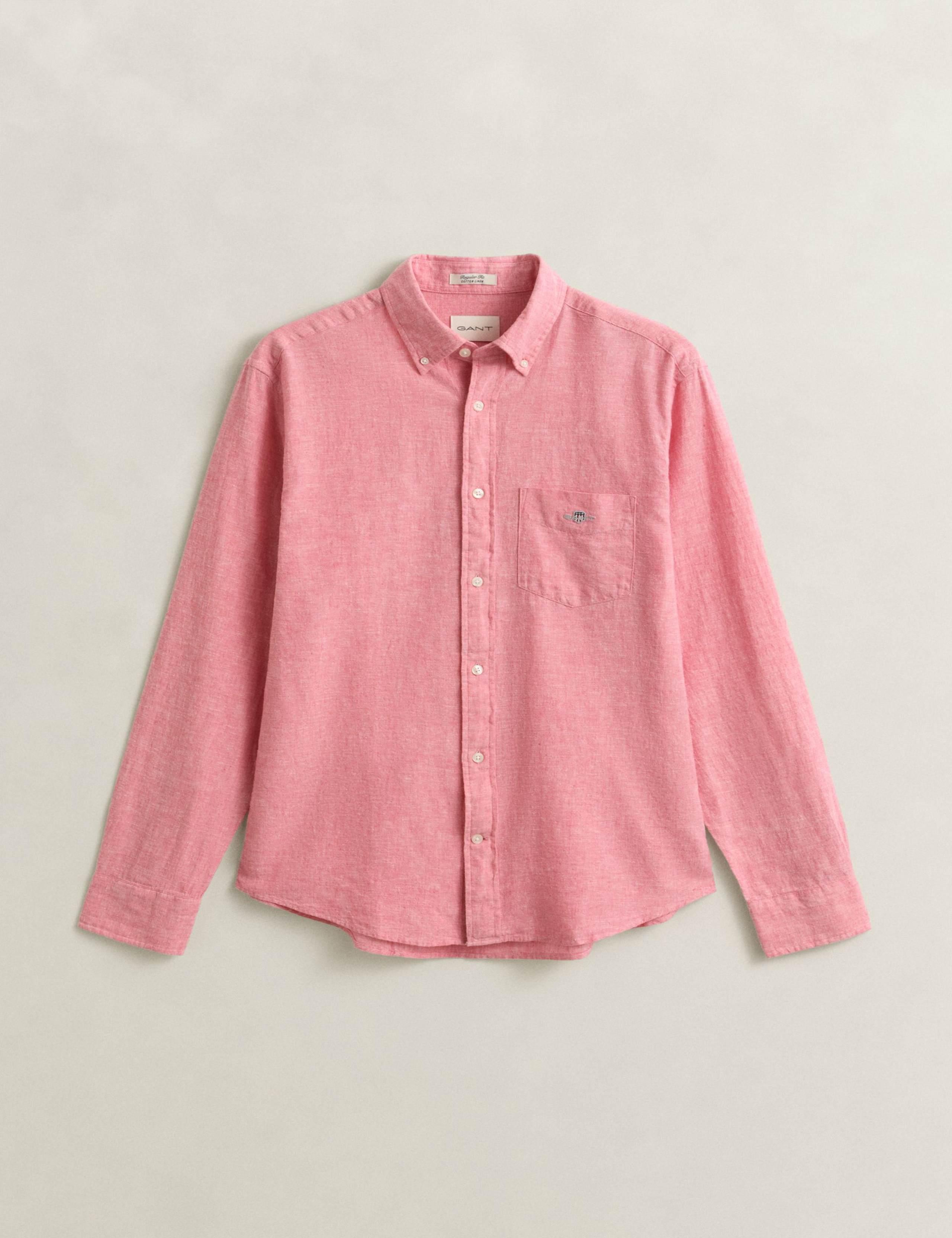 Regular Fit Linen Rich Shirt 2 of 7