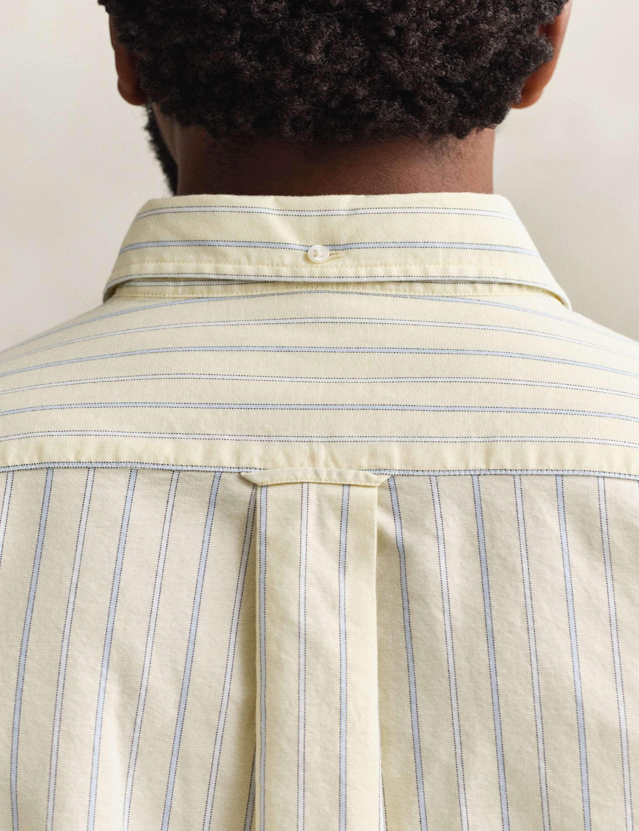 Regular Fit Pure Cotton Striped Oxford Shirt 6 of 7