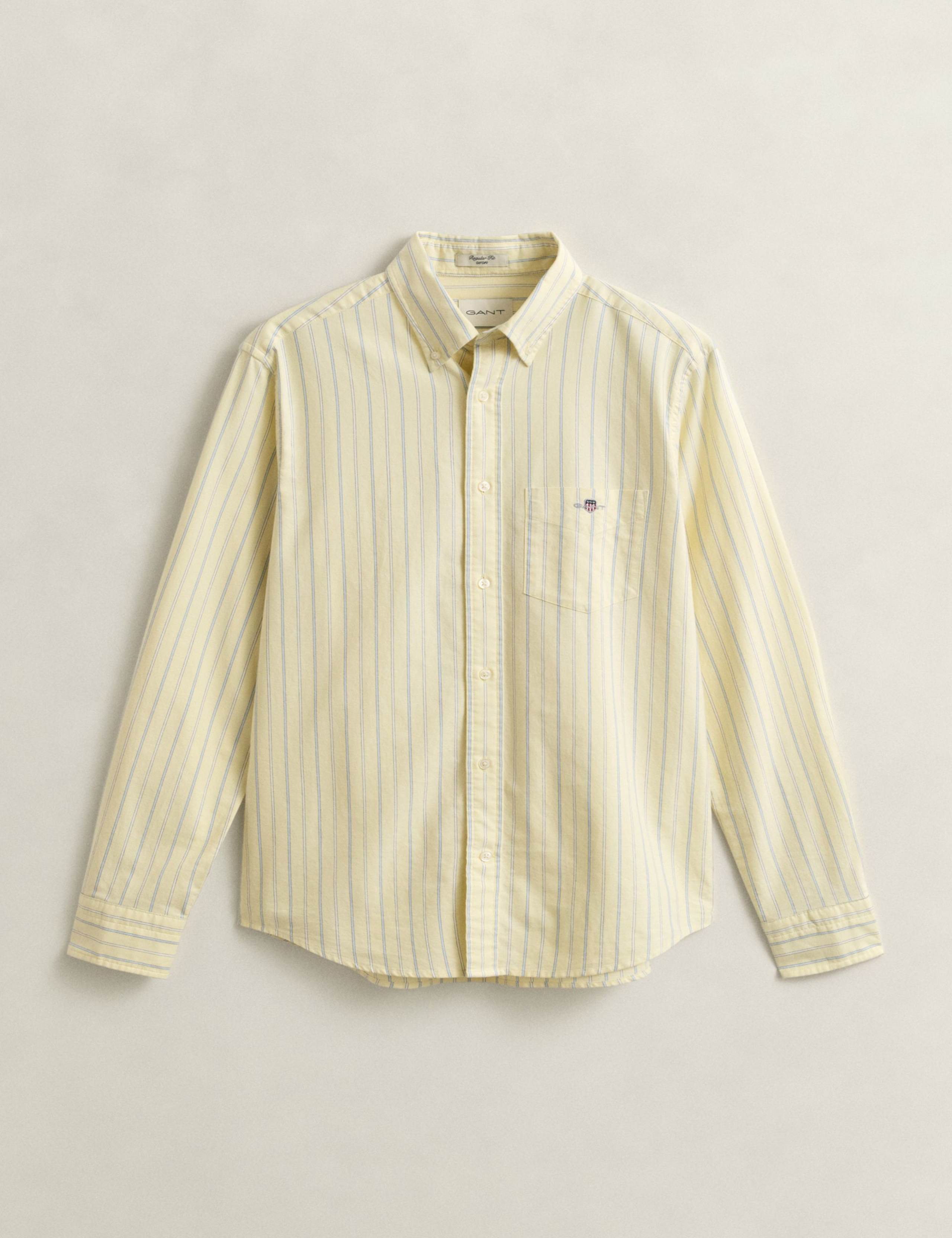 Regular Fit Pure Cotton Striped Oxford Shirt 2 of 7