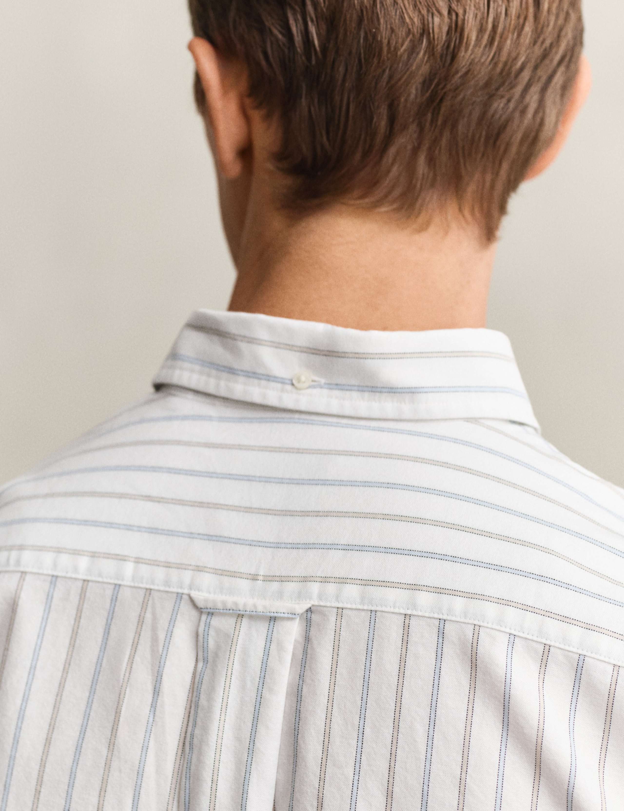 Regular Fit Pure Cotton Striped Oxford Shirt 8 of 8