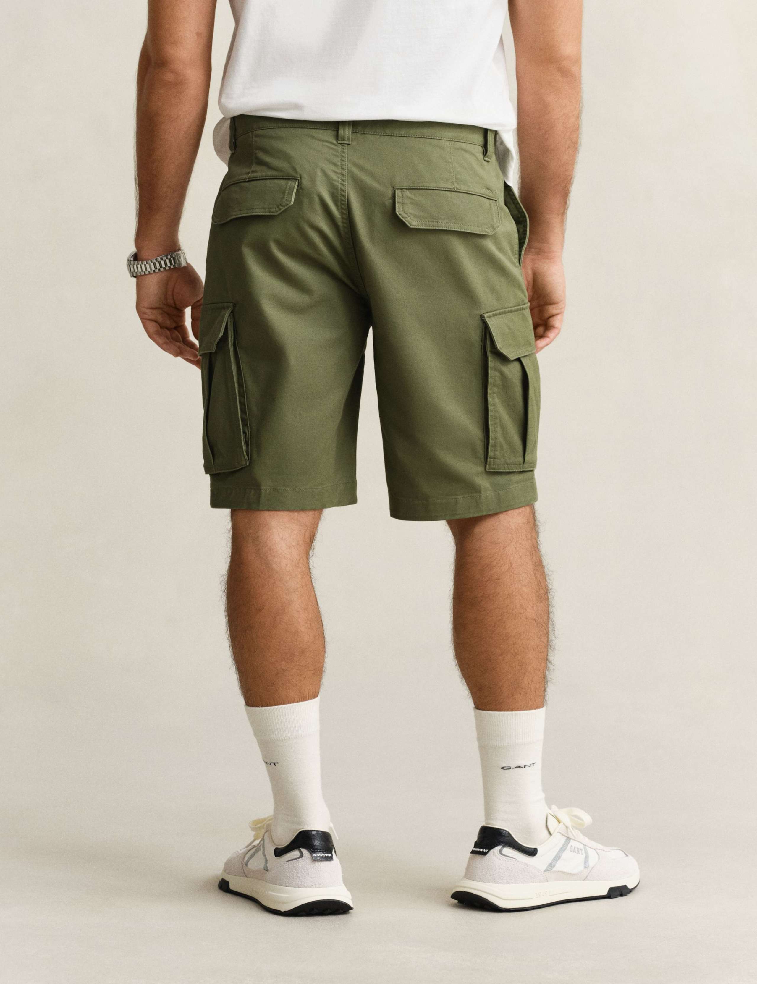 Regular Fit Twill Cargo Shorts 4 of 7